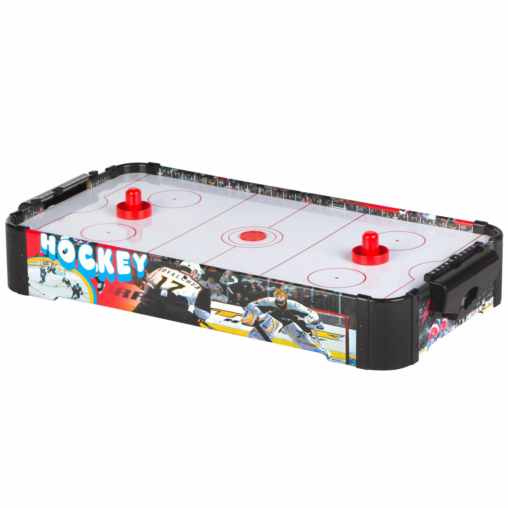 ColorBaby CB Games Juego Air Hockey Mesa, 69x36x10 cm, Madera Resistente, 2 Discos y 2 marcadores, para 2 Jugadores, Juegos sobremesa, Regalos y Juguetes Infantiles, + 6 años (43315)