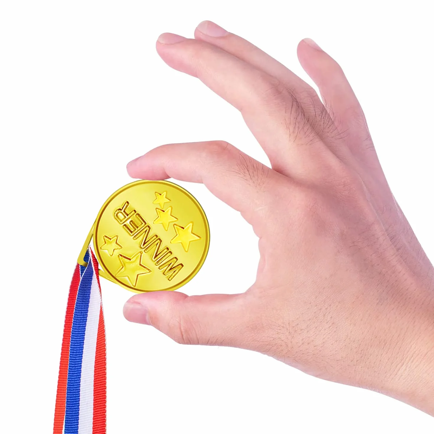OWill 12 Piezas Medallas Niños con Cinta para Juegos Deportivos y Fiestas