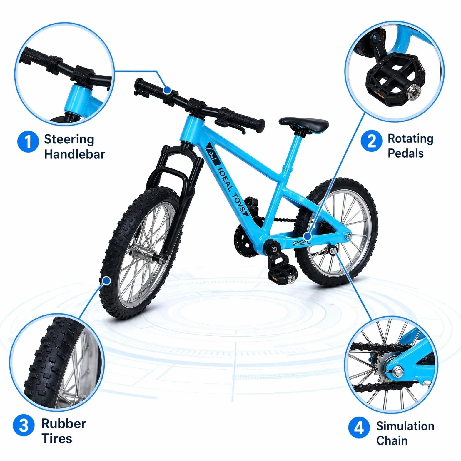 2 Piezas Finger BMX - Finger Bicicleta - Mini Bicicleta - Ideal para Amantes del Modelismo，Regalos De DevolucióN De Boda para NiñOs, Accesorios De FotografíA