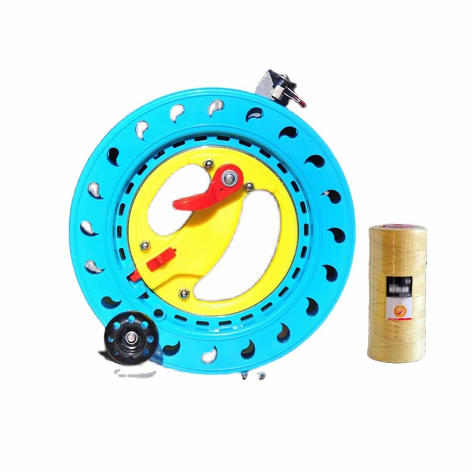 Enrollador de línea para Cometas, Rueda de Agarre para niños y Adultos, Bloqueo Seguro, ergonomía Suave, Accesorio Profesional y Duradero (Color: línea de 700 m)