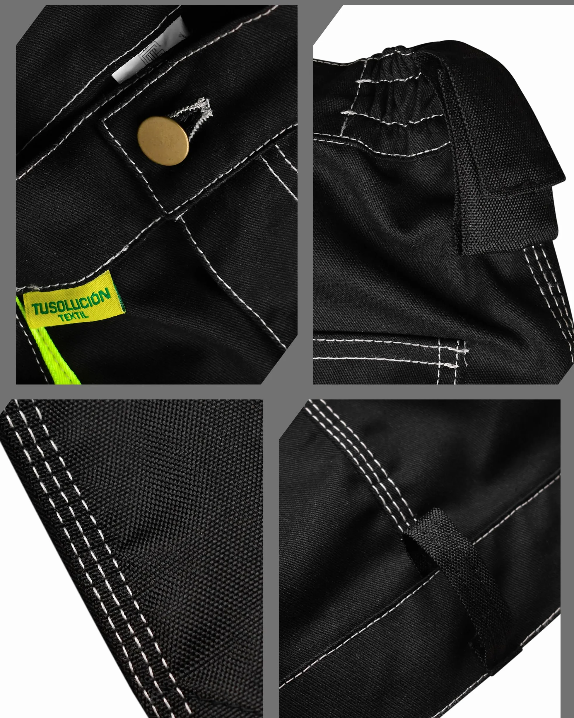 Pantalón de Trabajo Cargo Multibolsillos con Bolsillos de Rodilleras para Hombre