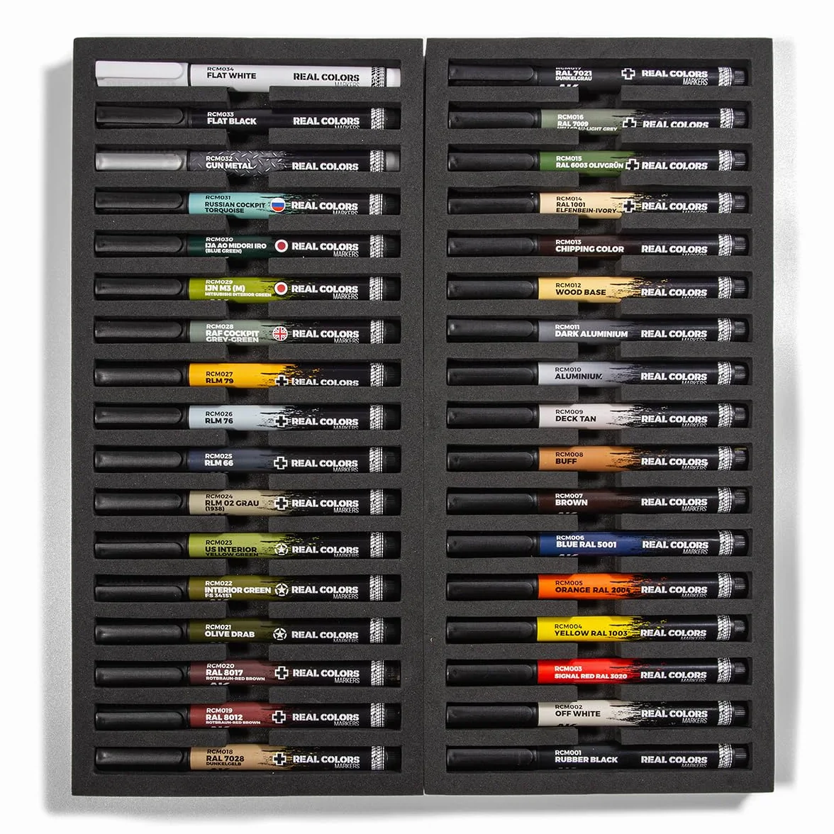 Ak Interactive - Special Box 34 Real Colors Markers