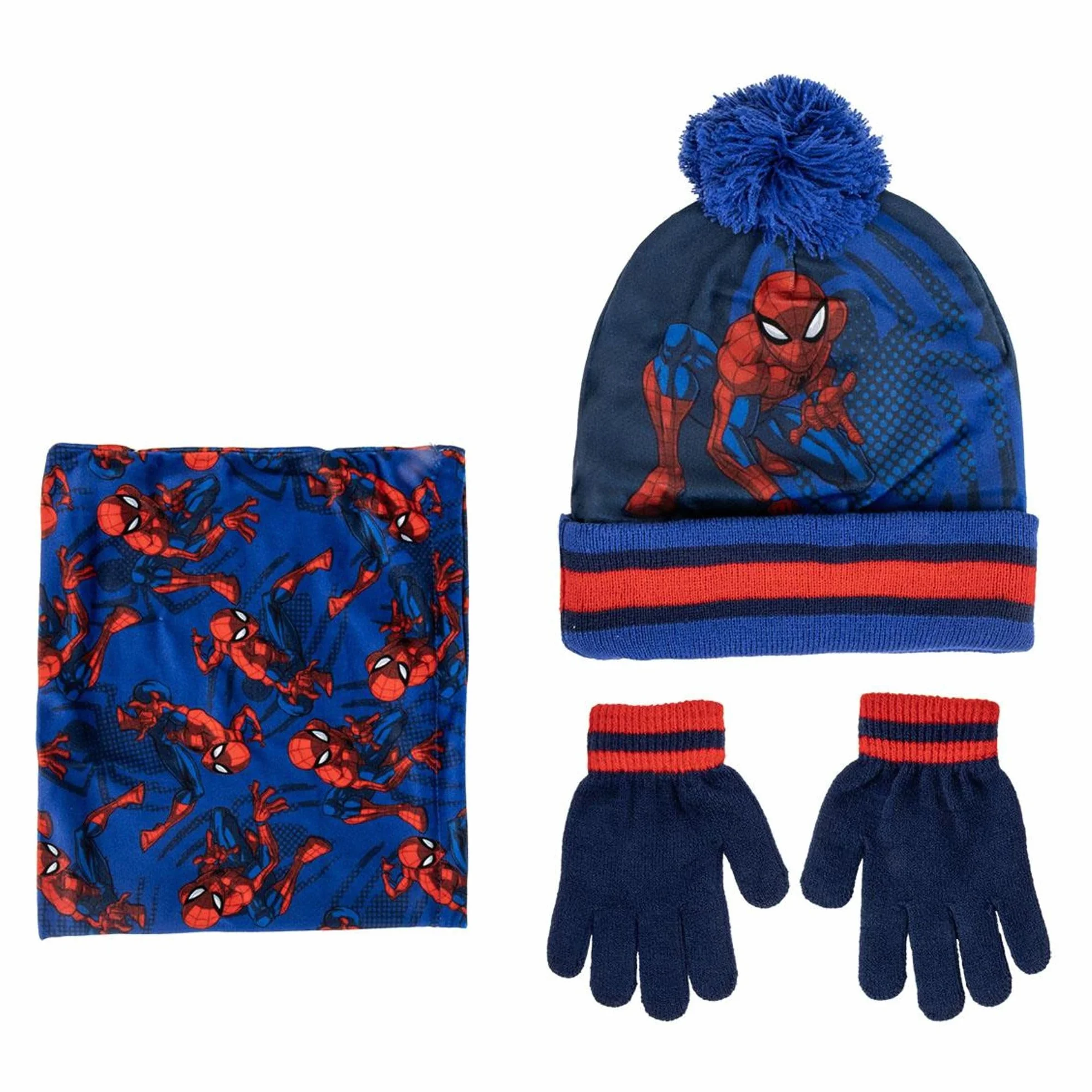 CERDÁ LIFE'S LITTLE MOMENTS Conjunto Gorro Guantes Braga Spiderman Cómodo Práctico