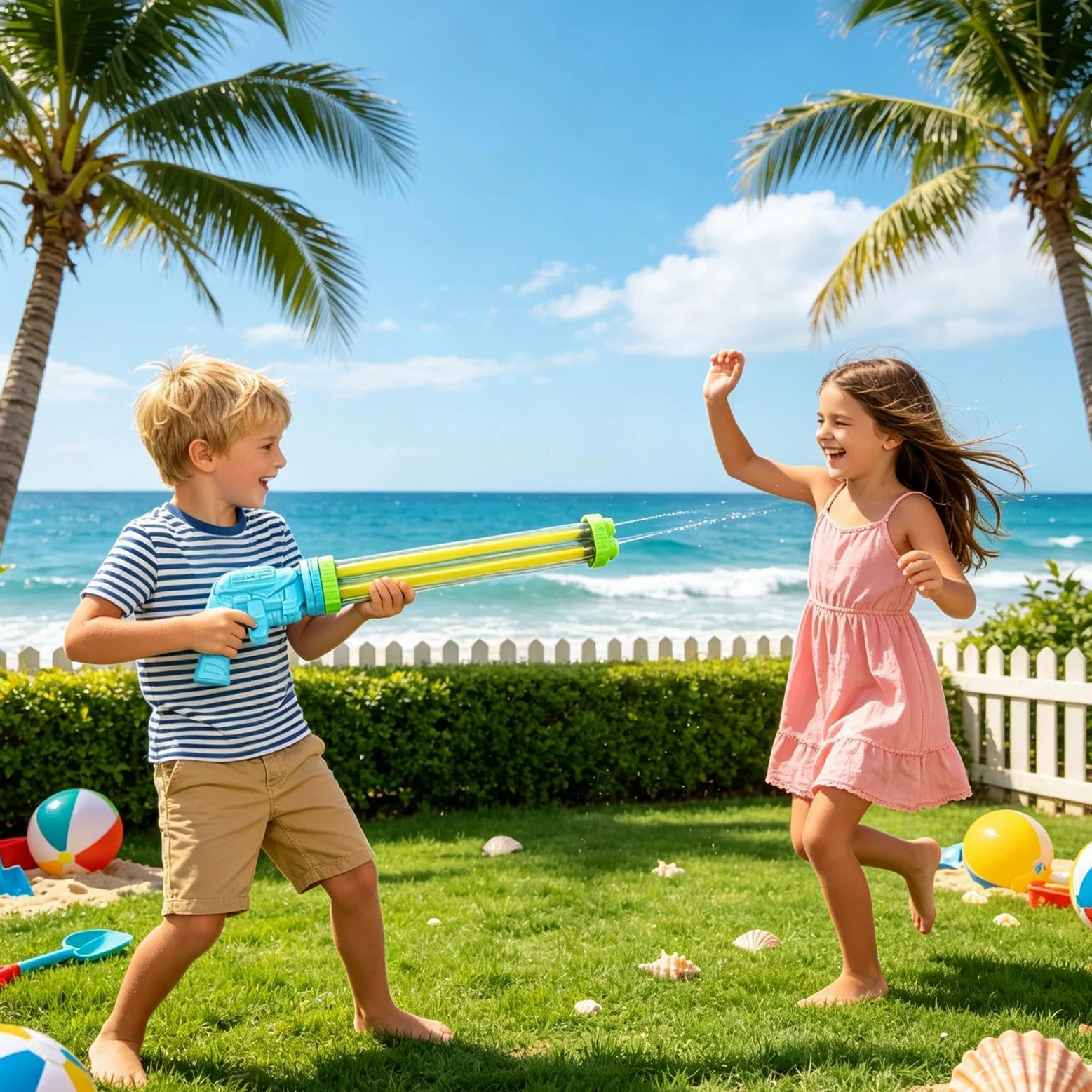 Juguete Lanzagua Infantil Juguete Veraniego Exterior Multitubo Extraíble | Juguetes Combate Acuático Infantiles Niños Adultos Cumpleaños Parque Camping Jardín Césped Patio Trasero Reuniones