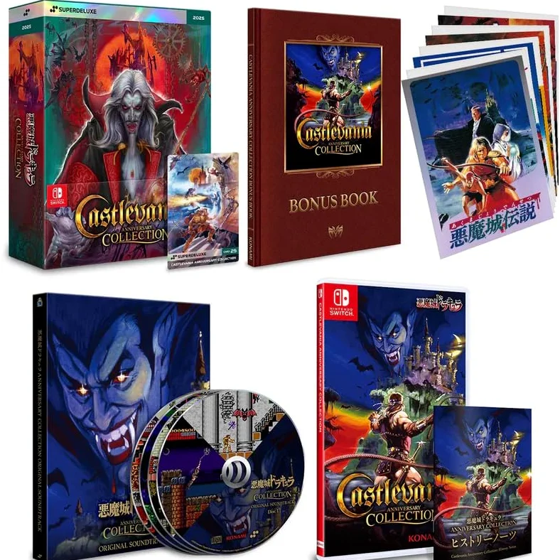 Juego Castlevania Anniversary Collection Super Deluxe Edition para Nintendo Switch