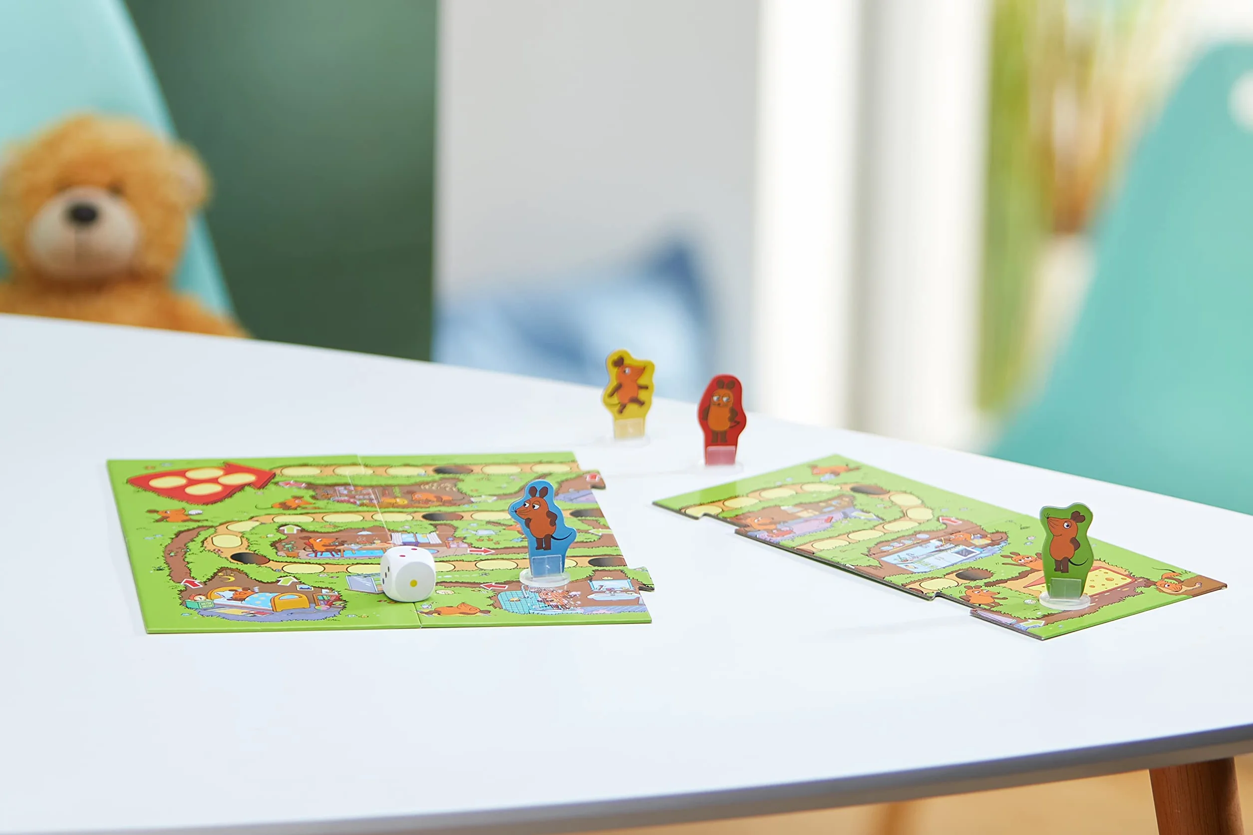 Schmidt Spiele 51405 Ratón, ratonera en Lata de Metal, Juego de Viaje