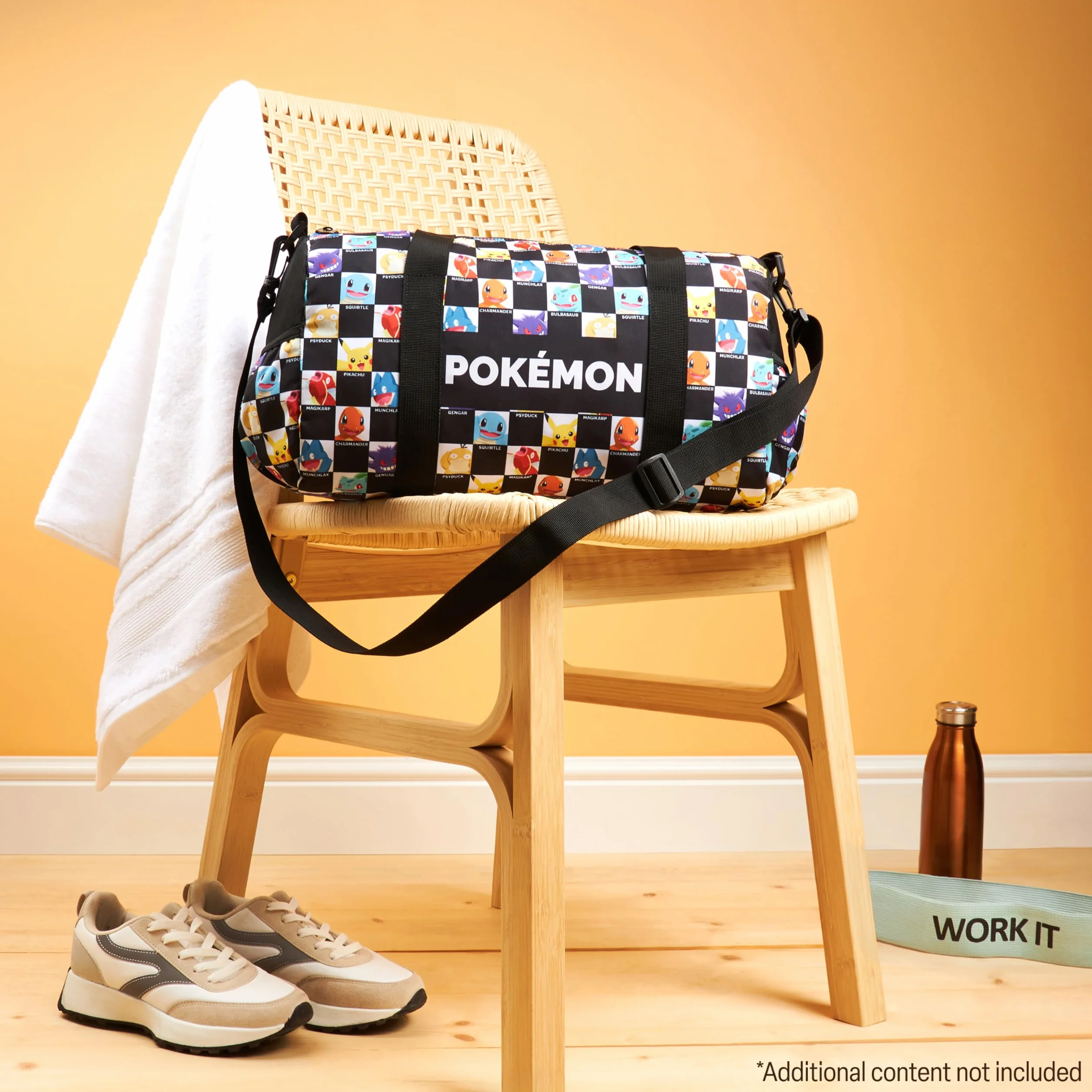 Bolsa Deporte Pokémon Pikachu para Viaje Playa Gym Bandolera