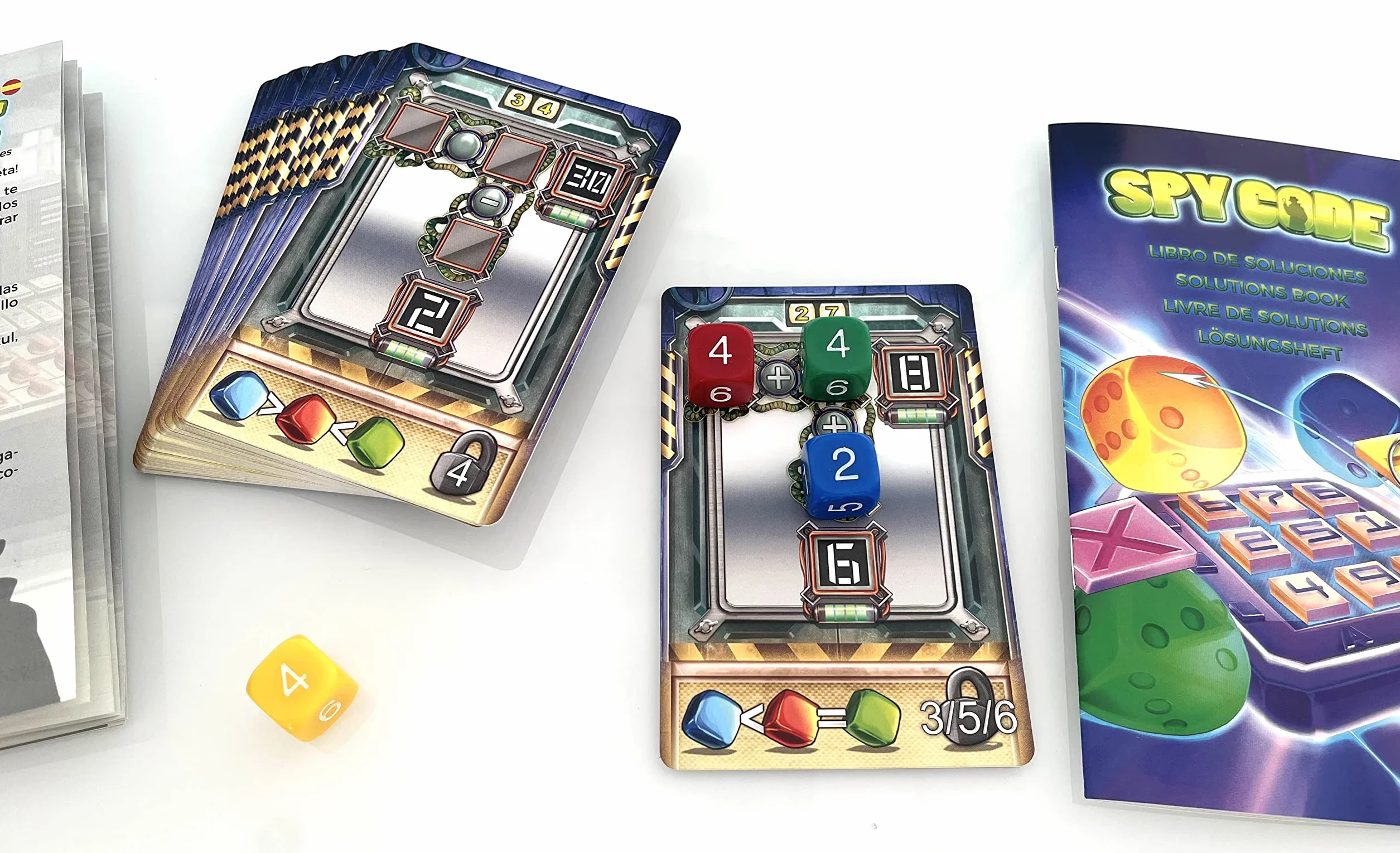 Spy Code Logic Game Juego para 1 Jugador a partir de 7 años Juego por razonamiento, lógica, Atención y cálculo mental