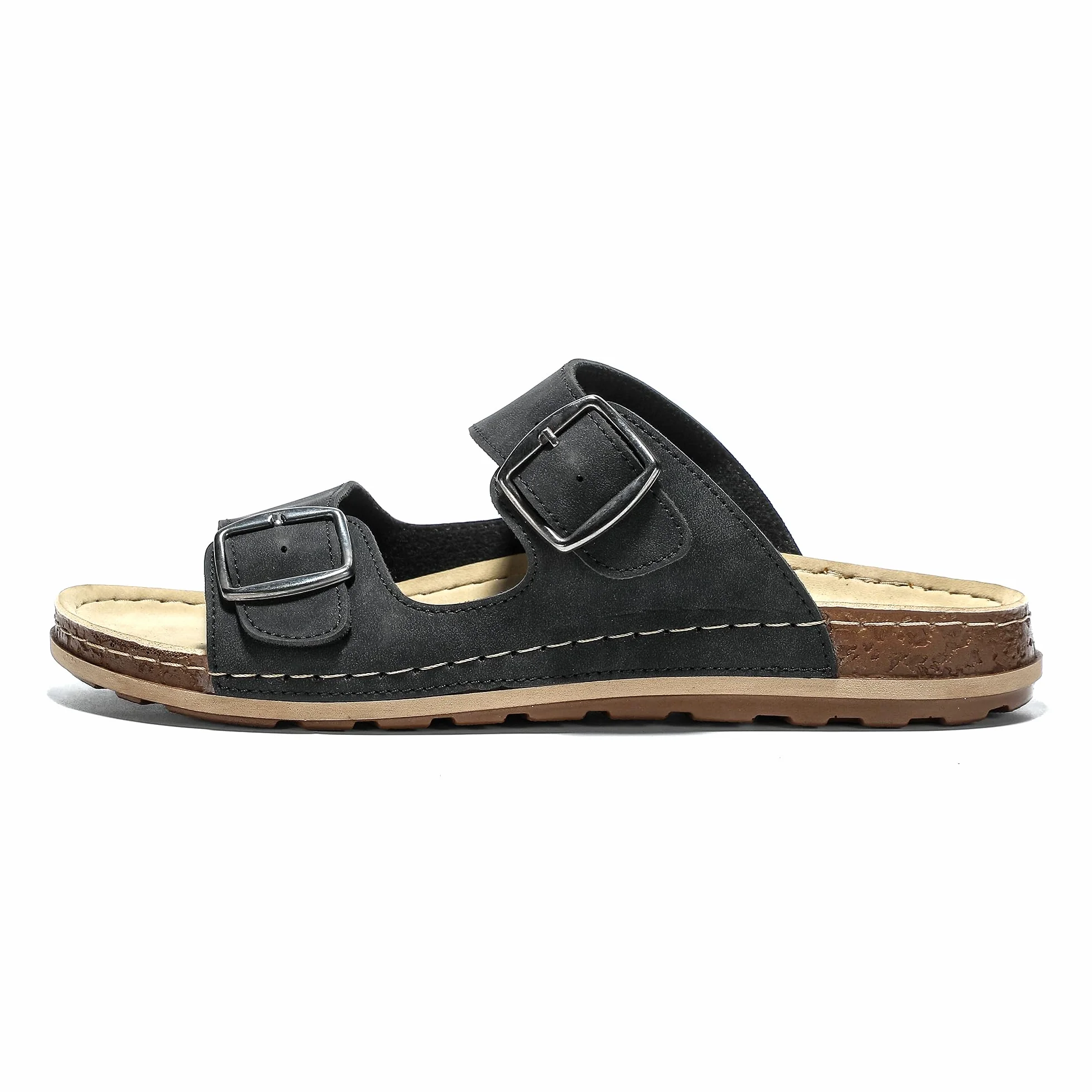 JOMIX Sandalias Hombre Verano con Hebilla Chanclas Playa Piscina