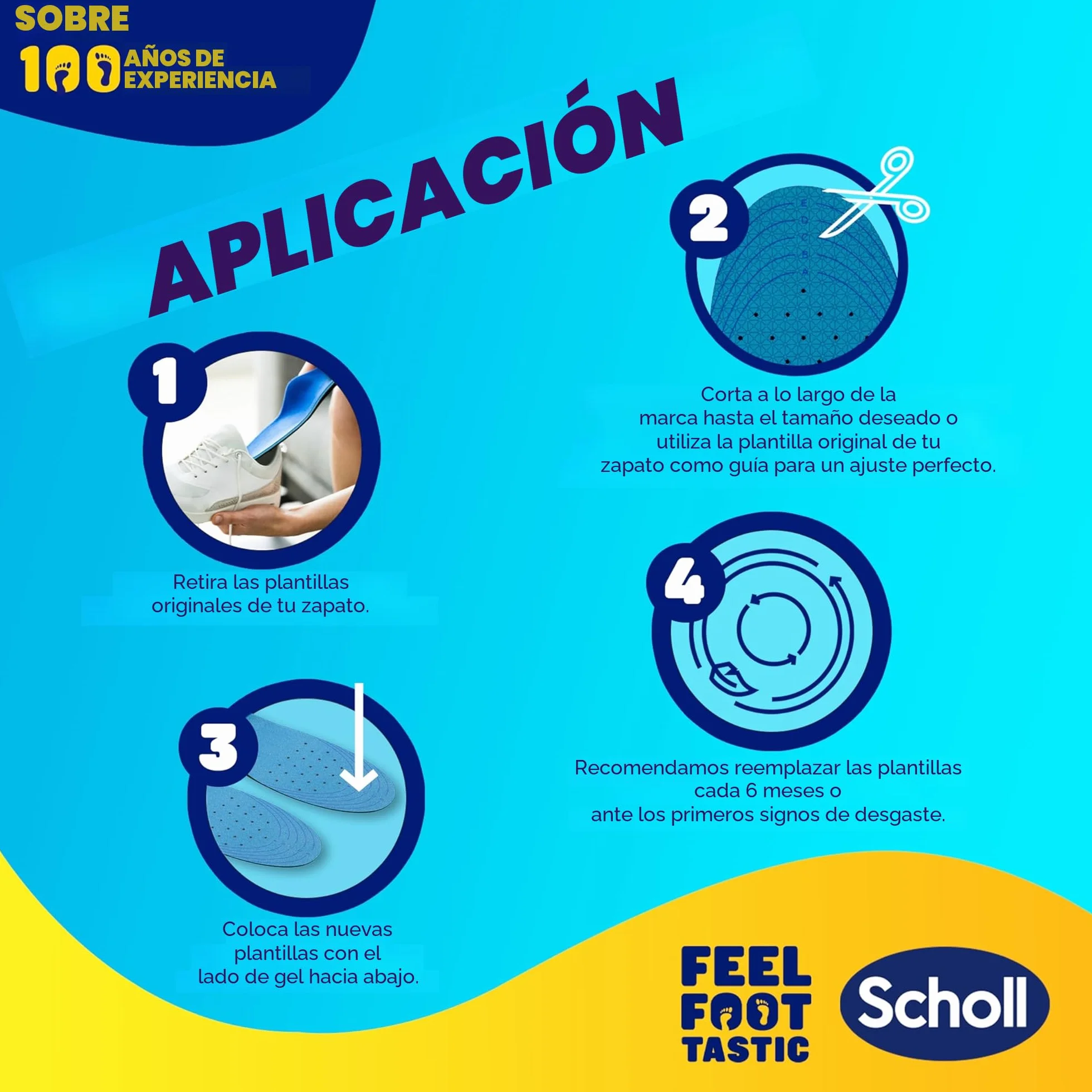 Scholl Plantillas GelActiv Work