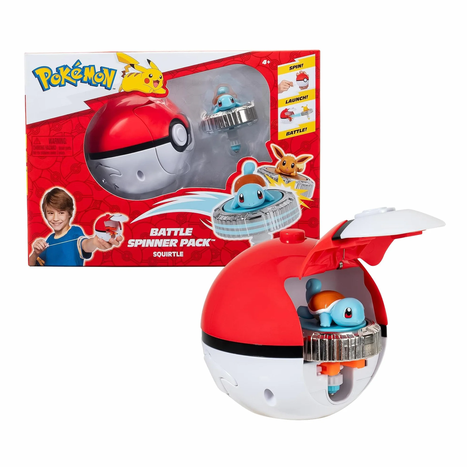 Pokémon Battle Spinner Squirtle - Paquete Individual