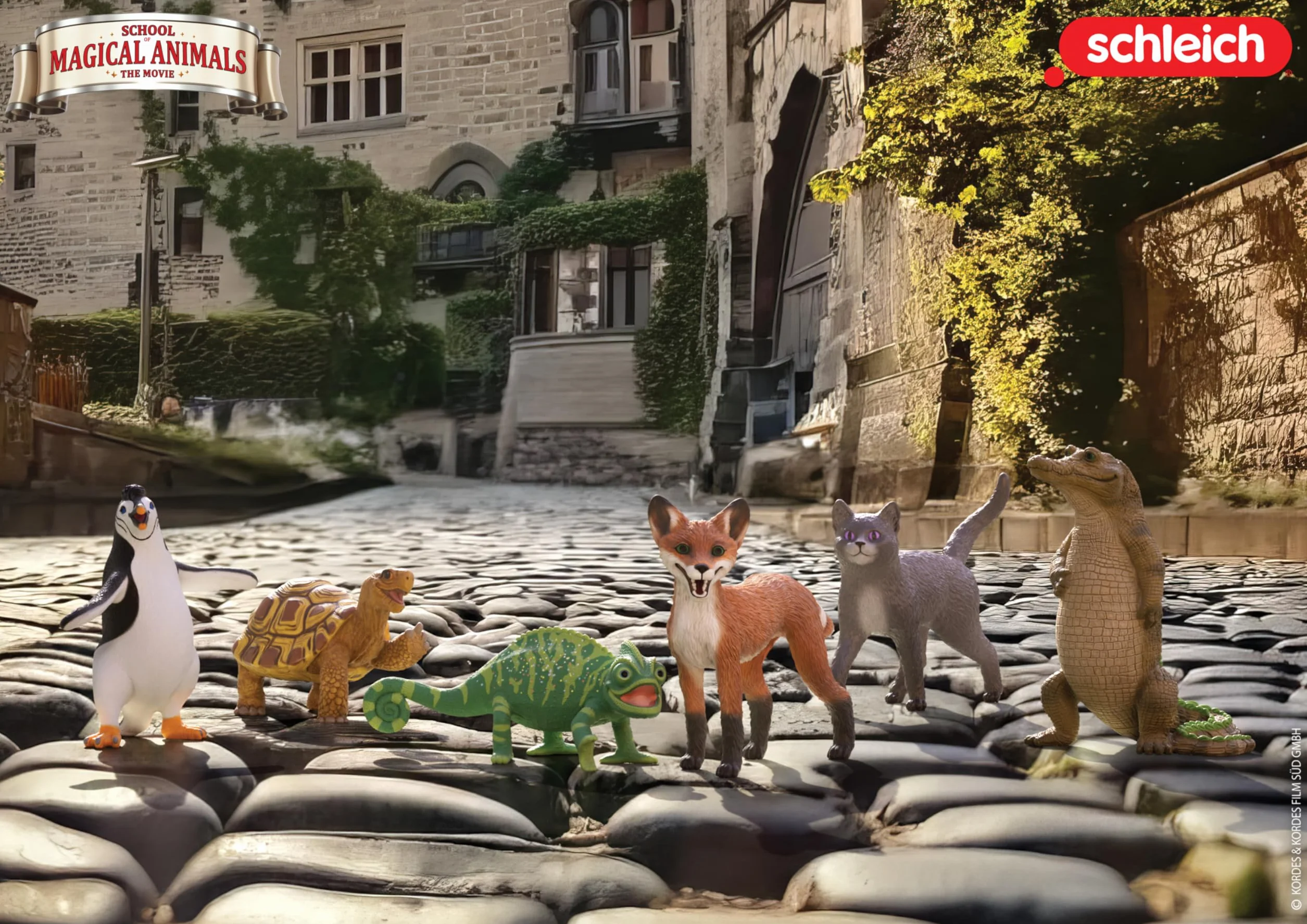 Schleich EL Colegio DE LOS Animales MÁGICOS | Rick 14913 | Figura de cocodrilo de la película | Figura de colección Fiel al Detalle | Regalo para niños y coleccionistas | Desde 3 años | 5 x 9 x 6 cm