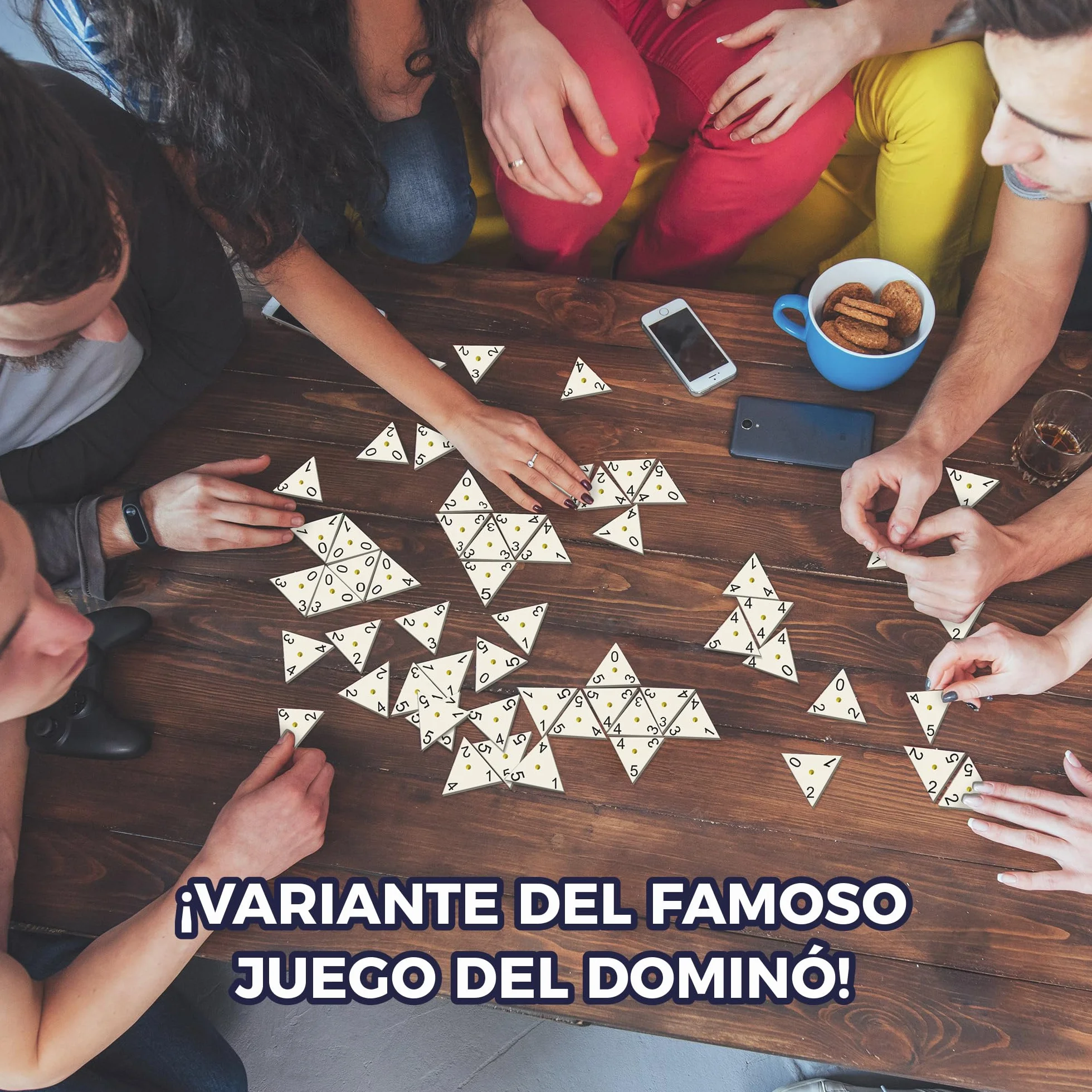 Bizak, Triominos Caja Metalica, Edición de Viajes, Juego de Mesa de Dómino para Niños +6 Años, Juguete Estratégico de 2 a 4 Jugadores, Compacto y Portátil, Estimula el Razonamiento Lógico (64550632)