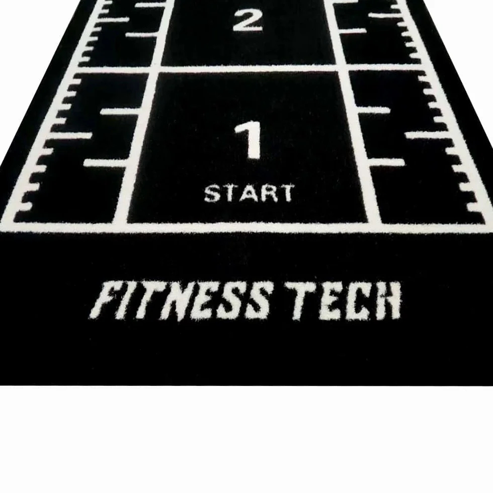 Pista de Sprint de Césped Artificial Fitness Tech | Superficie Antideslizante para Trineo, Sprints y Arrastres