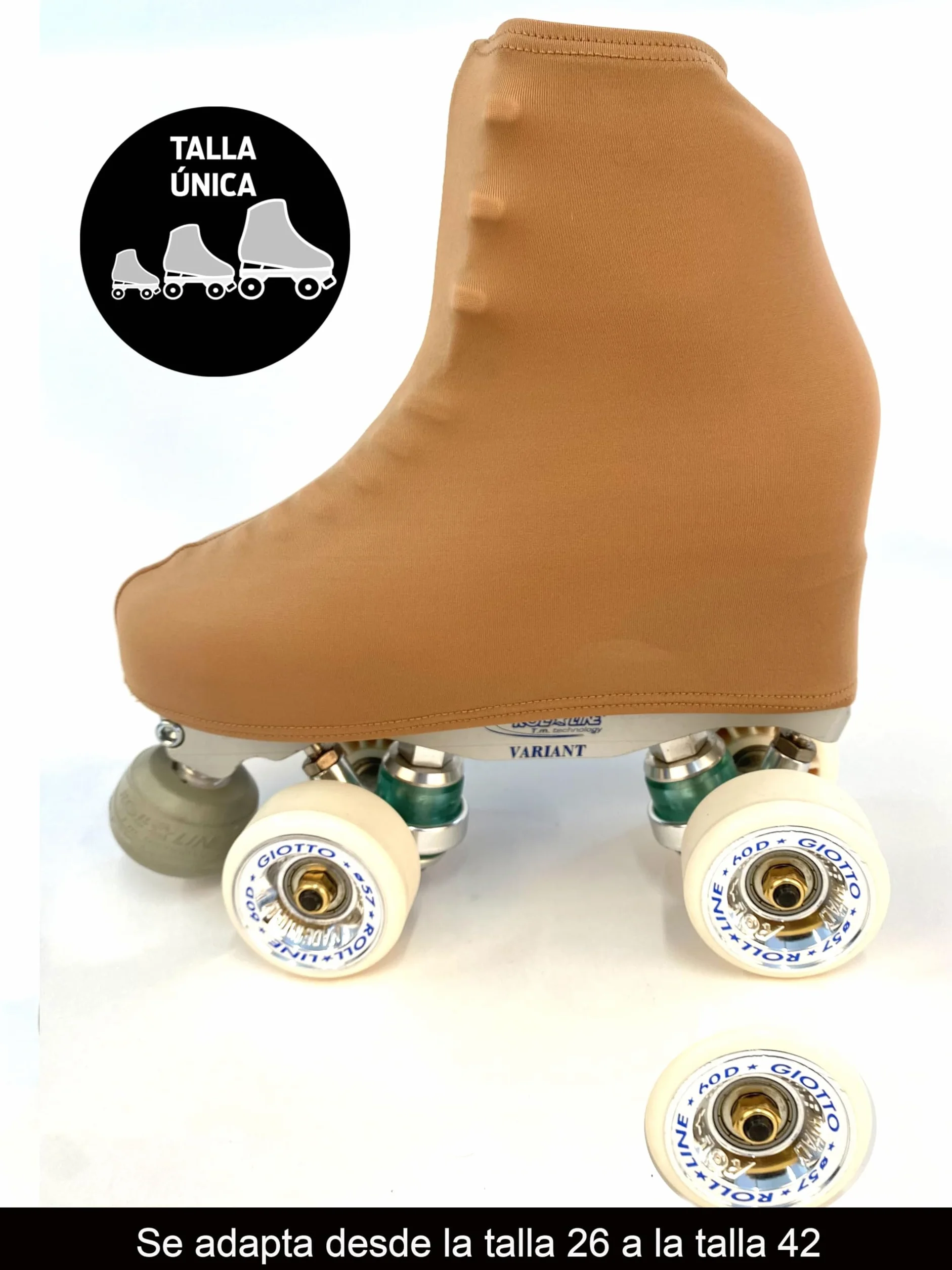 CRLSPORT Cubre patín para niña y Mujer, Funda Patín Skate, 180 Densidad, Talla Universal