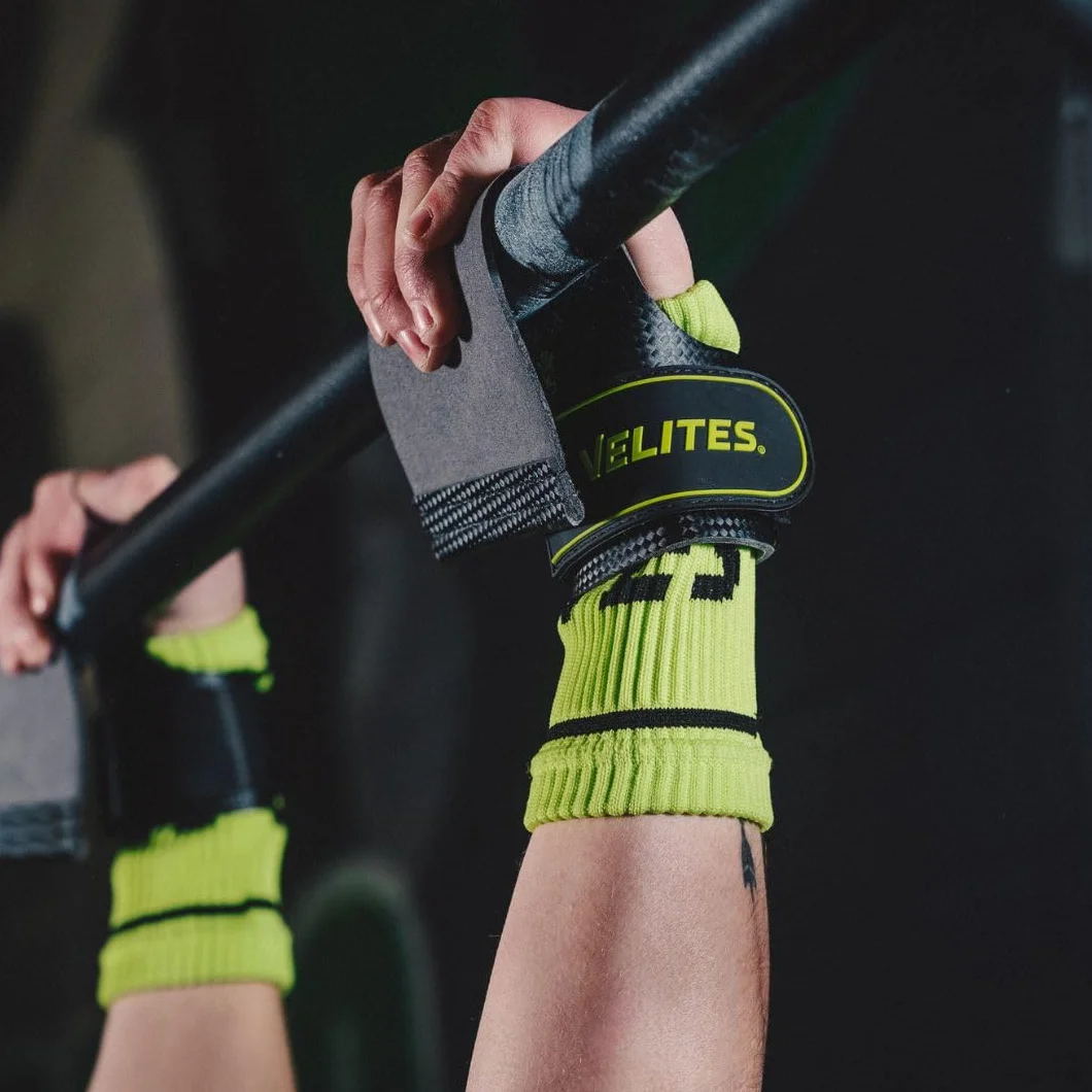 Velites Quad Carbon Calleras Profesionales para Atletas de Cross Training 100% Veganas Muñequeras de Tela
