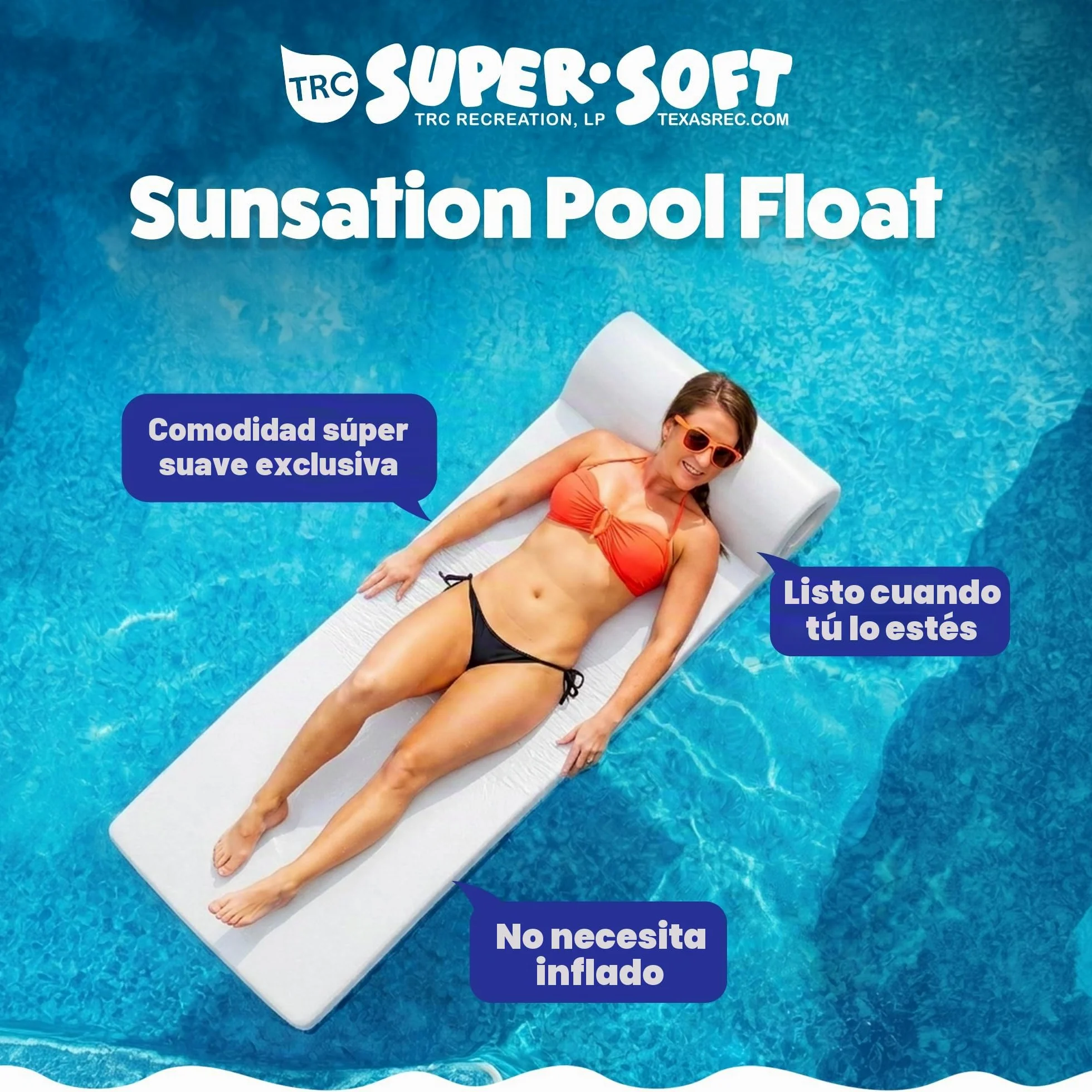 TRC Recreation Sunsation - Flotador para Piscina
