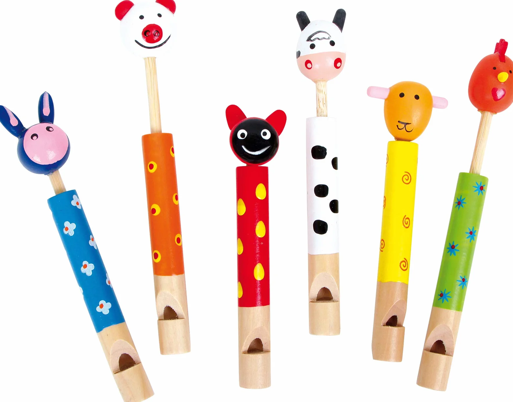 Small Foot Company 7744 - Juego de 6 Flautas de Animales [Importado de Alemania]