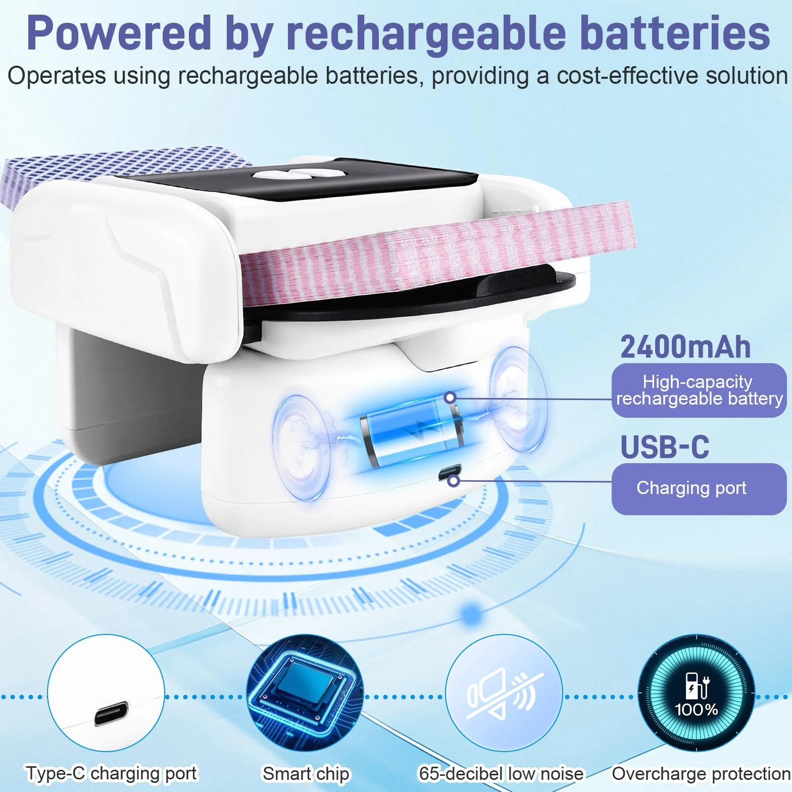 Barajador de Cartas automático eléctrico,Card Shuffler - Bandeja Doble,2400 mAh,silencioso,Recargable USB.Compatible con Poker,UNO,Blackjack,Skyjo.Perfecto para Noches de Juegos en casa