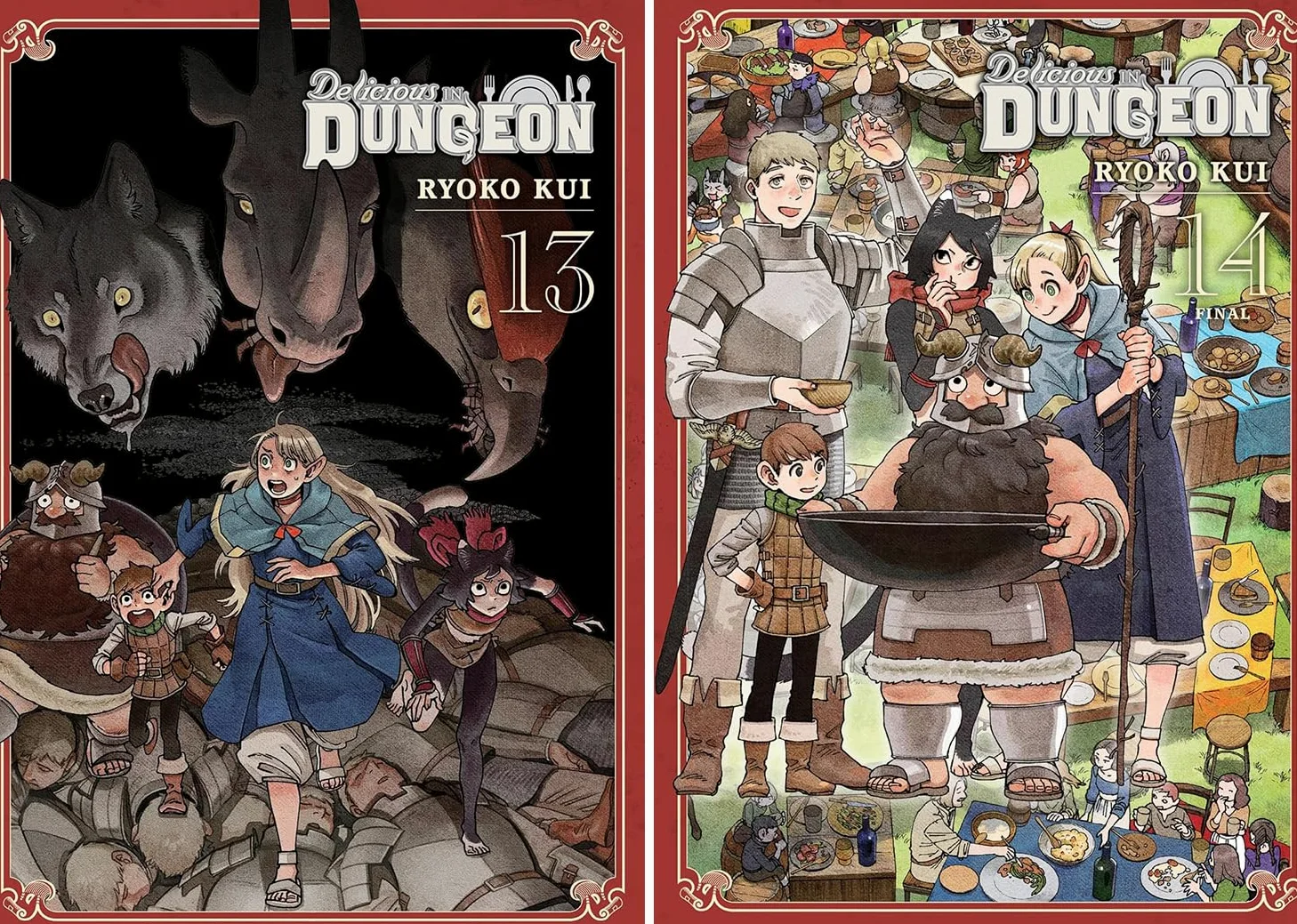 Set de Manga Delicious in Dungeon Vol. 1-14 de Ryoko Kui
