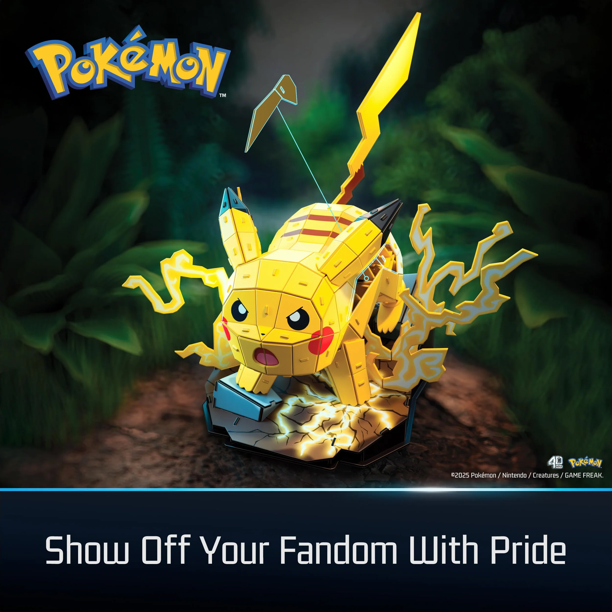 Puzzle 3D Pokemon Pikachu 201 Piezas 33 cm Maqueta para Construir Adultos y Niños Juegos de Mesa