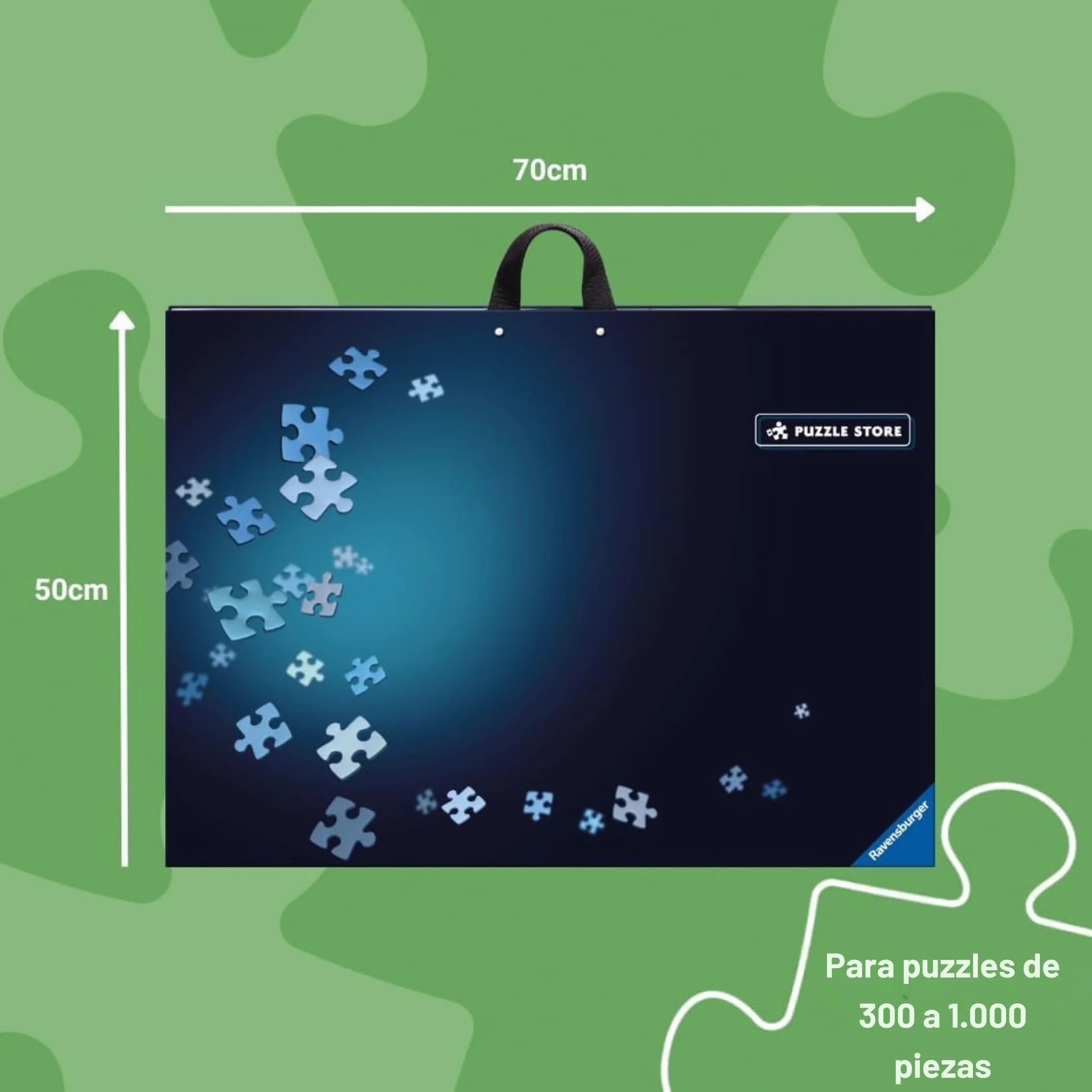 Ravensburger - Carpeta Puzzle Transportable | Tapete Puzzle | Guarda Puzzles | Tapete para Puzzles | Idea Regalo