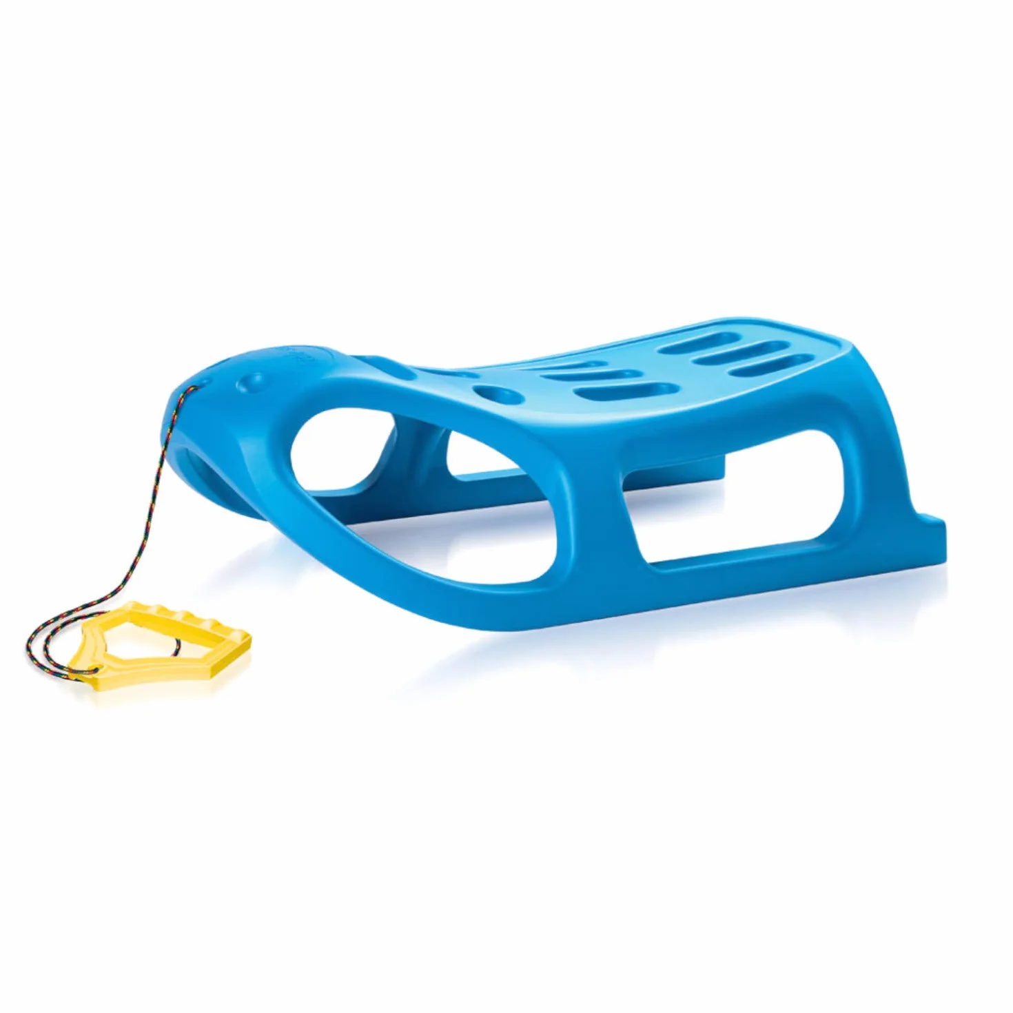 Prosperplast TERRA Trineo Alto Little Seal, con Deslizadores de Acero y Cuerda, Juventud Unisex, Rosso, 86x25x46 cm, Azul,