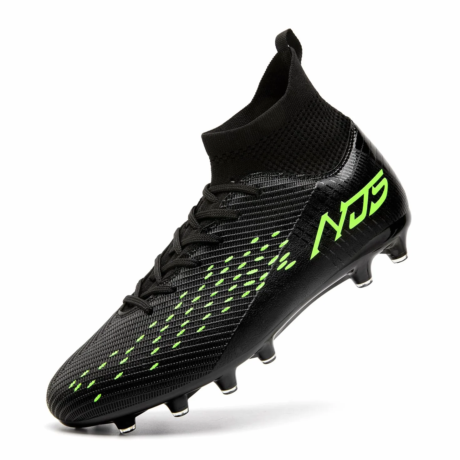 Zapatillas de Fútbol para Hombre Profesionales de Atletismo Banda Alta Calzado Césped Artificial