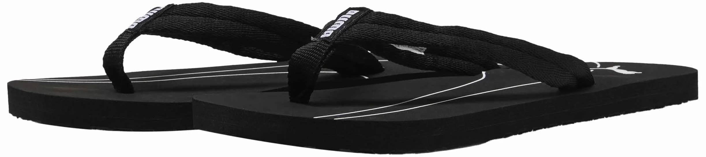 PUMA Chanclas de Dedo Epic V2 Blanco y Negro