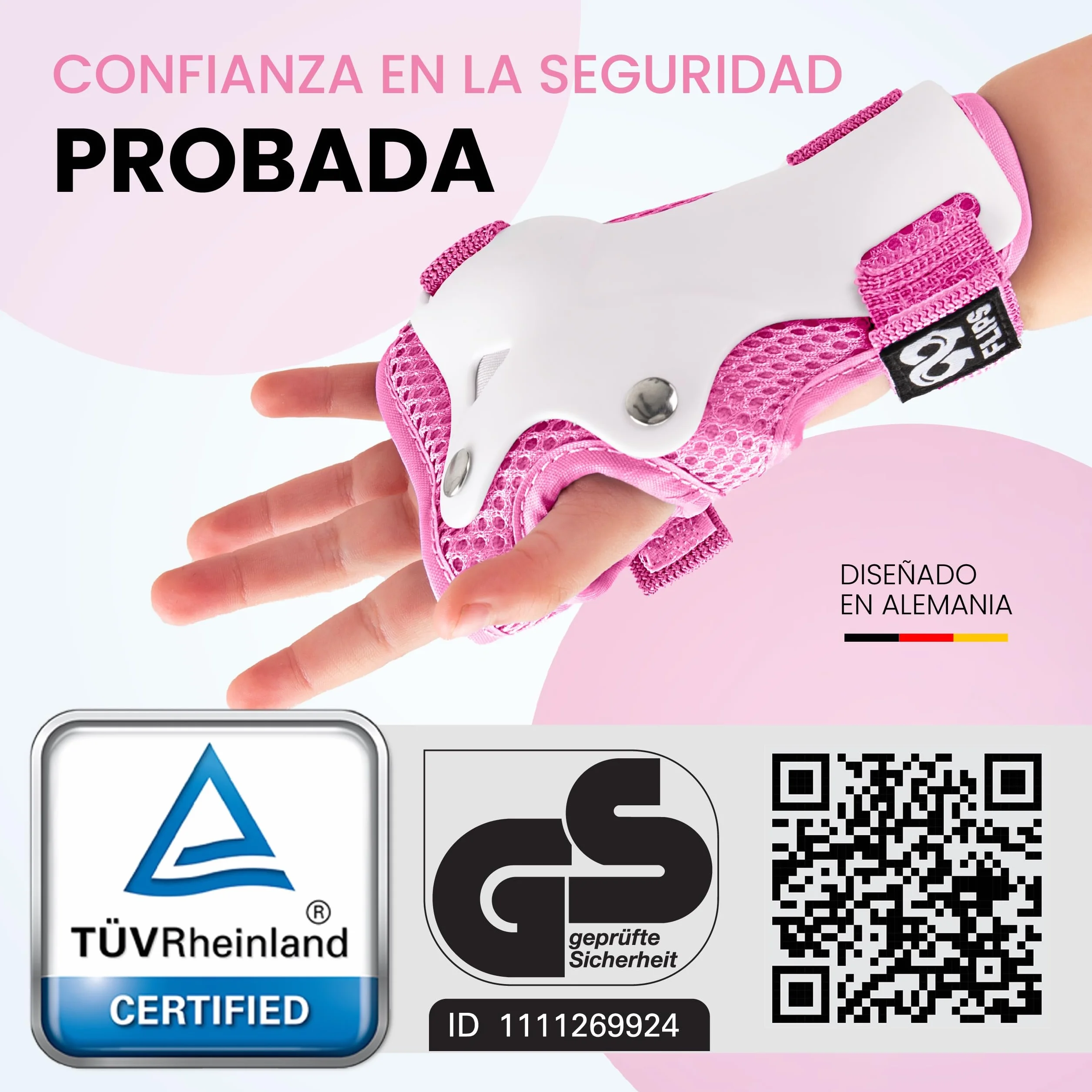 99FLIPS Protecciones Skate Niño Rodilleras Patines Niña - Rodilleras y Coderas Niño - Protección Patines - Protectores Niña