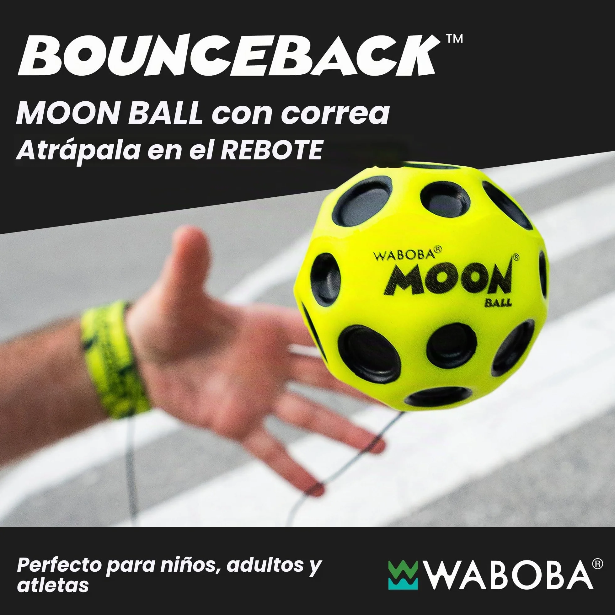 Waboba Balón Bola de Salto Amarillo Talla única AZ-330-Y