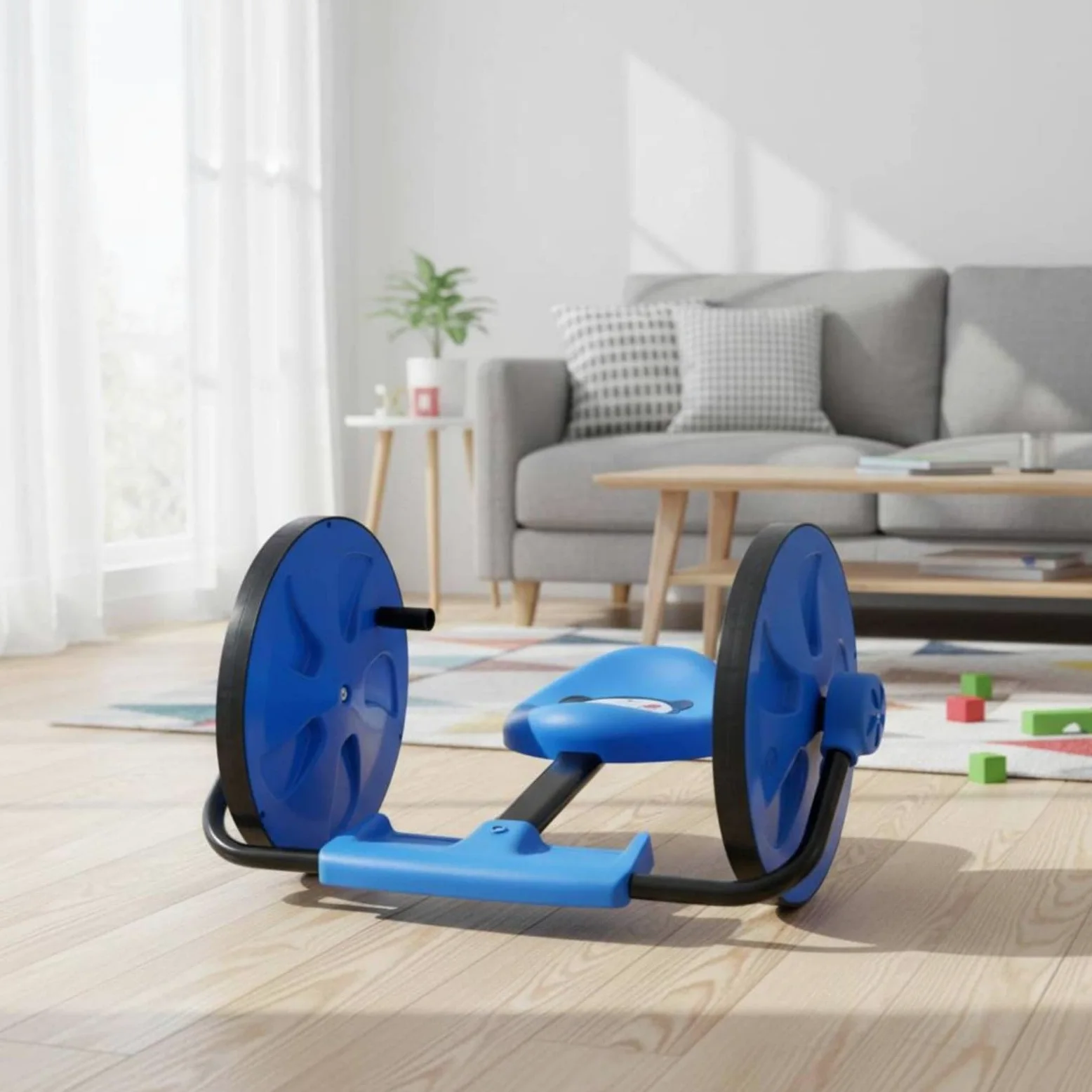 Bicicleta de Equilibrio Infantil Correpasillos Coche de Juguete de Balanceo con Estructura de Ruedas Estable y Conducción Suave Adecuada para, Rojo
