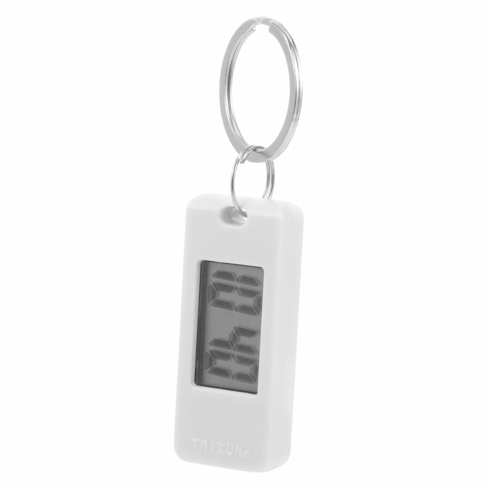 VALICLUD Llavero Reloj Digital de Bolsillo Pequeño Médico Silencioso Colgante ABS