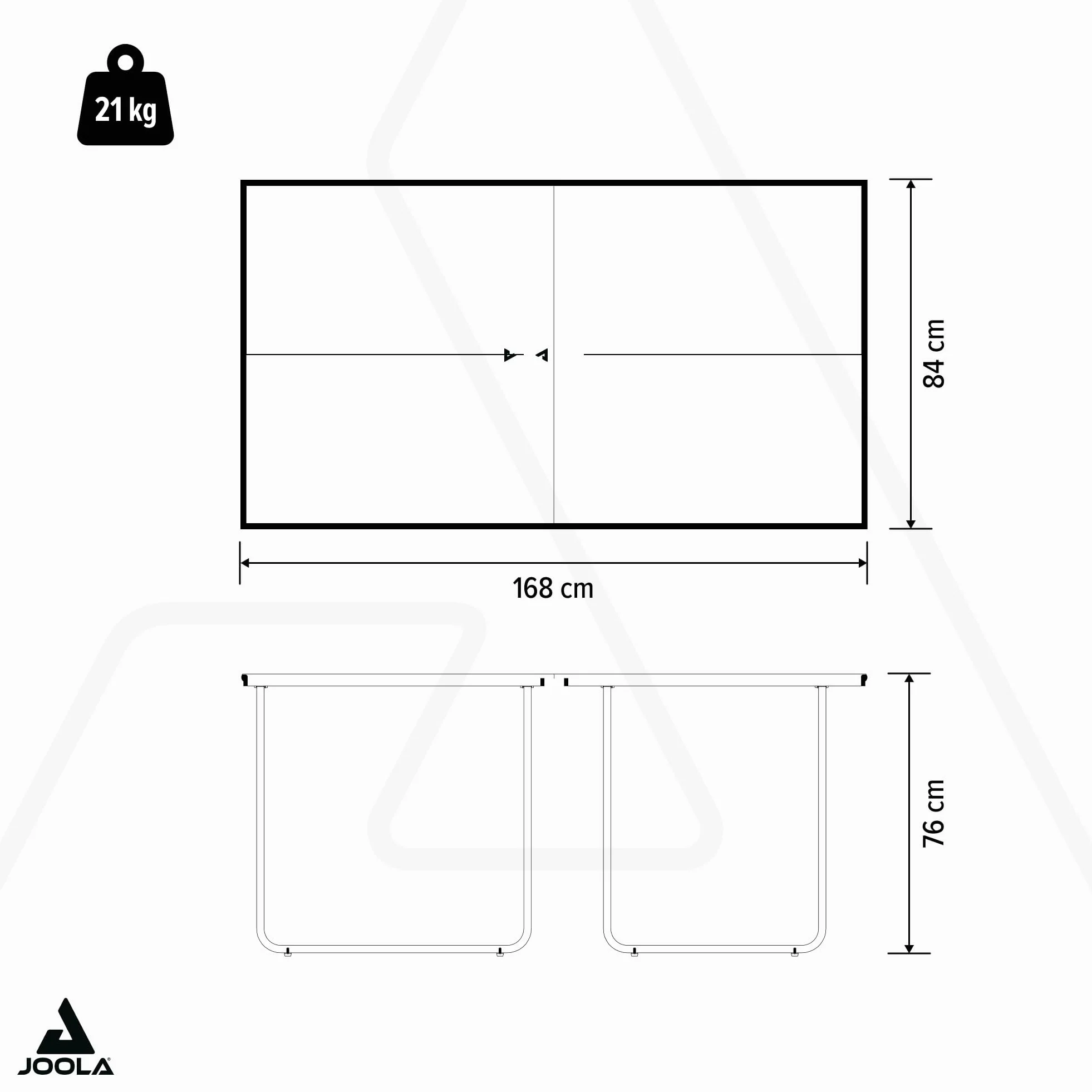 Joola Mesa de Ping-Pong Azul 182 x 91 cm