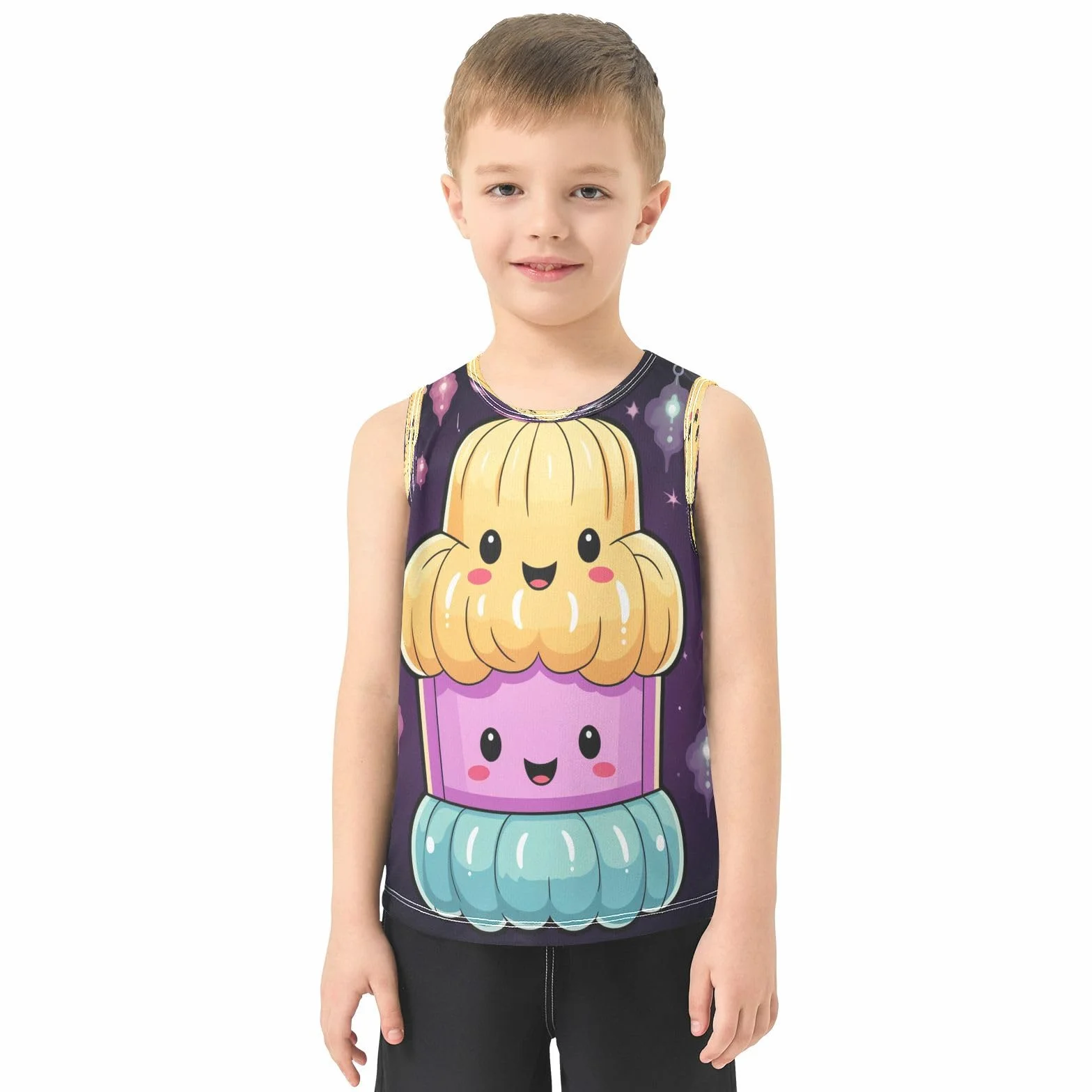 Doodle Lindo Medusas Animales Camisetas Sin Mangas Tank Top para Niños Jóvenes