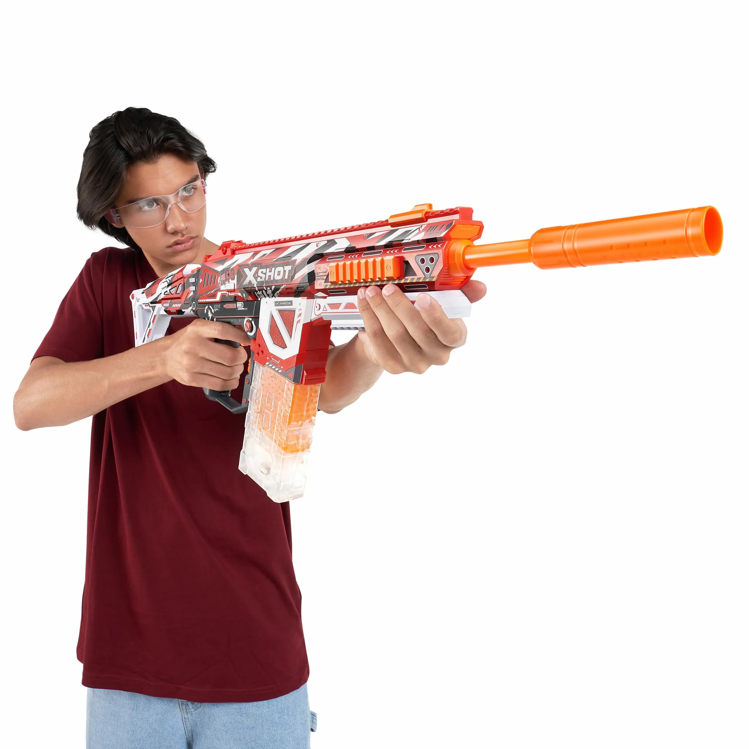 Pistola XSHOT Hyper Gel HPG-700 (3,500 Bolitas de Gel) de ZURU