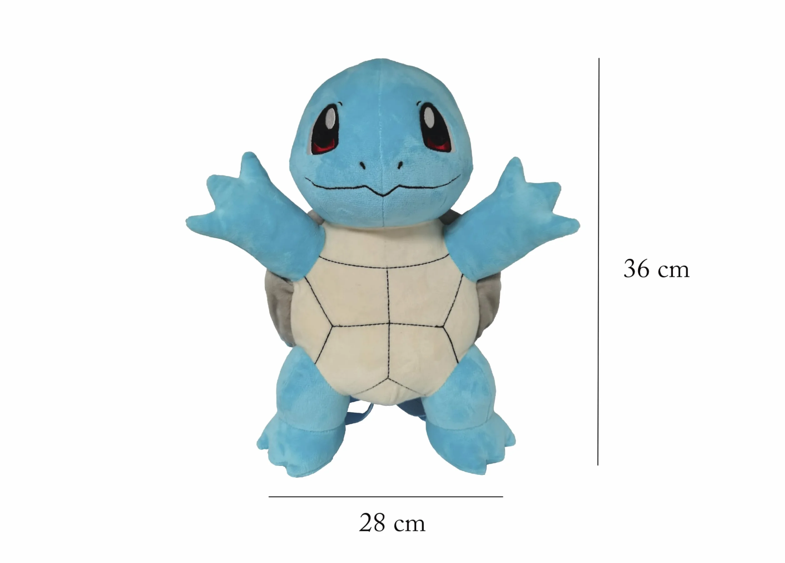 Pokémon Mochila de Peluche Squirtle 35 cm