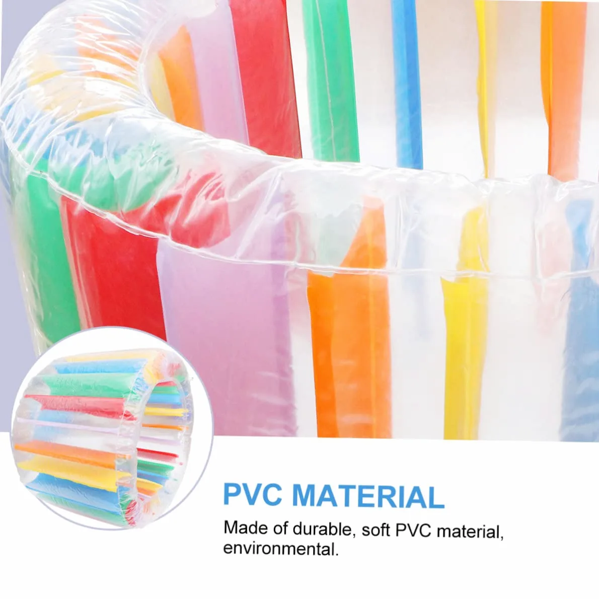 Rueda de Agua Inflable 1 Pieza PVC Juguete Flotante Colorido | Piscina y Césped, Plegable, Construcción Resistente, Uso Infantil para Niños y Chicos