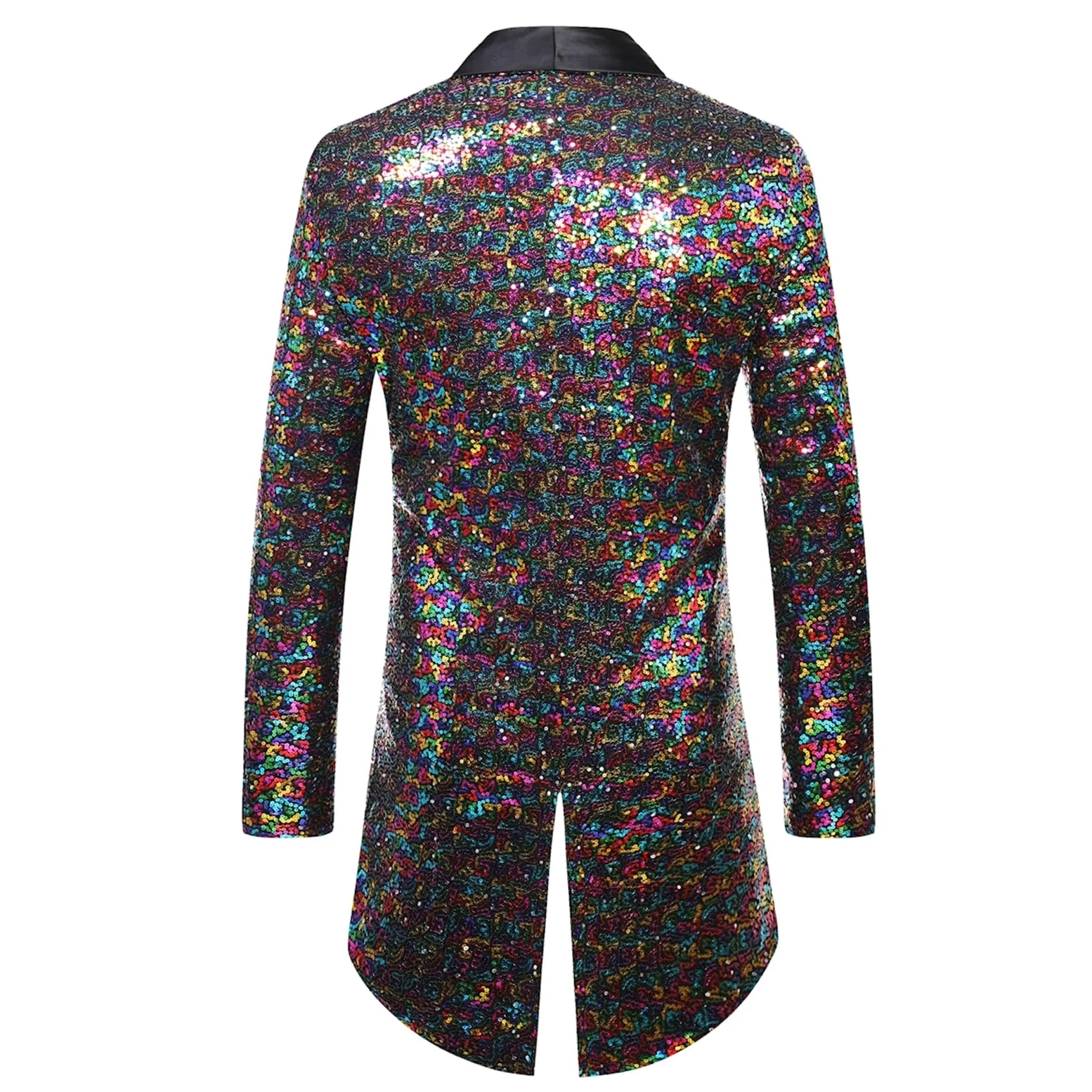 Generisch Disfraz de carnaval para hombre, estilo carnaval tendencia, abrigo especial con purpurina, cómodo, informal, suelto, para comercio exterior