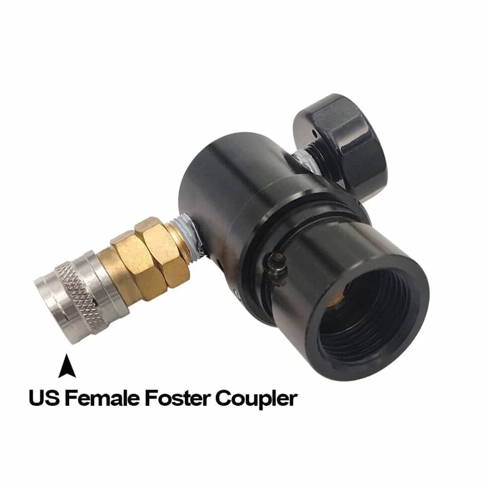 Regulador de aire PCP HPA Micro MR, acoplador US Foster, manómetro, 40-200 PSI para paintball