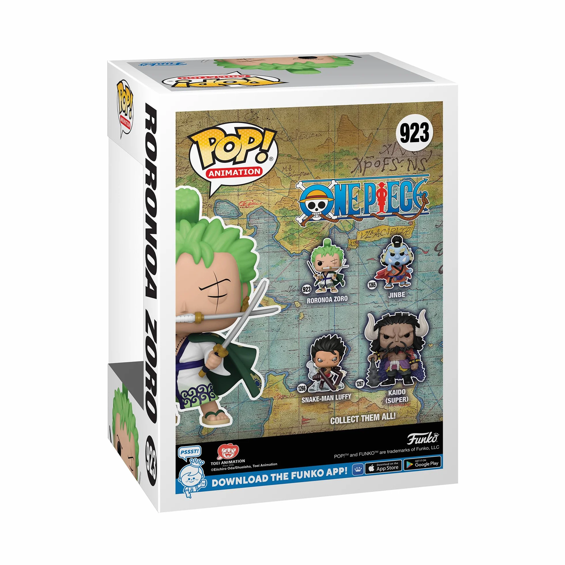 Funko Pop! Animation: One Piece - Roronoa Zoro - Collectable Vinyl Figure - Gift Idea - Official Merchandise - Toys for Kids & Adults - Anime Fans - Model Figure for Collectors and Display