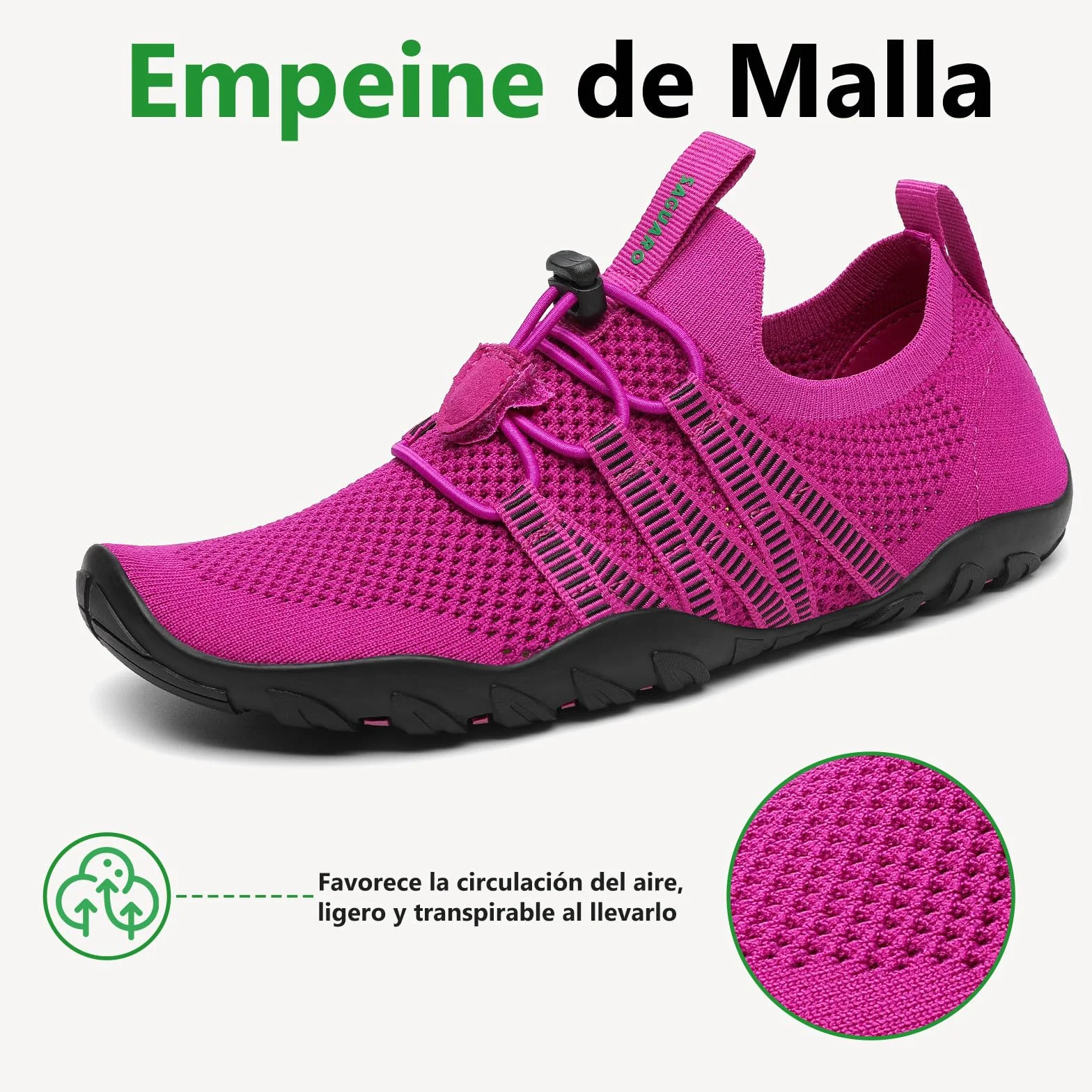 SAGUARO Zapatos de Agua Hombre Mujer Surf Antideslizante Secado Rápido