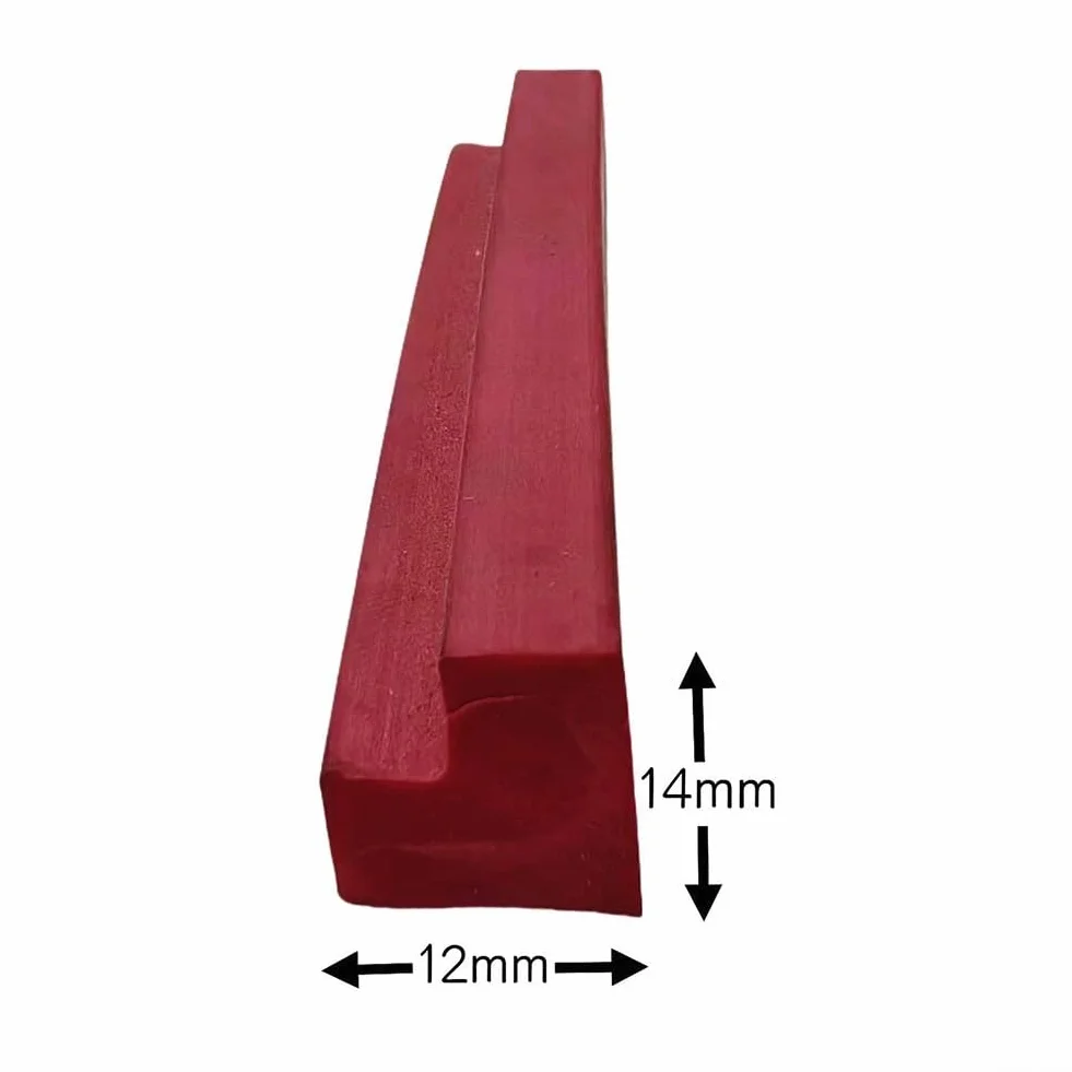 Tira de goma para mesa de billar 10 m cojines de repuesto 12 x 14 mm