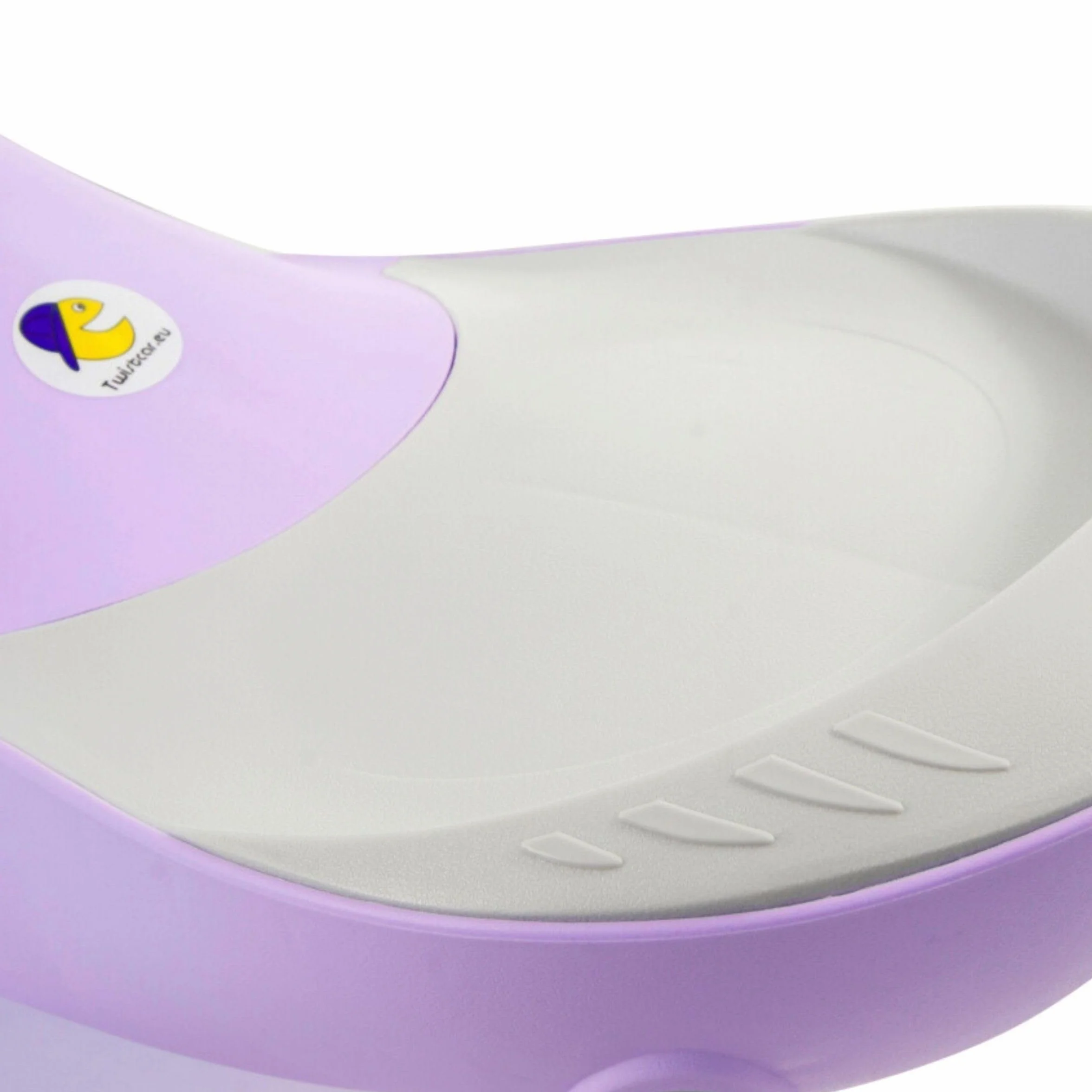 Coche para bebés 3+, TwistCar, Coche para niños pequeños, Vehículo para niños y niñas, Coche Giratorio con Volante, Ruedas de Goma, Capacidad de Carga hasta 120 kg, LED púrpura