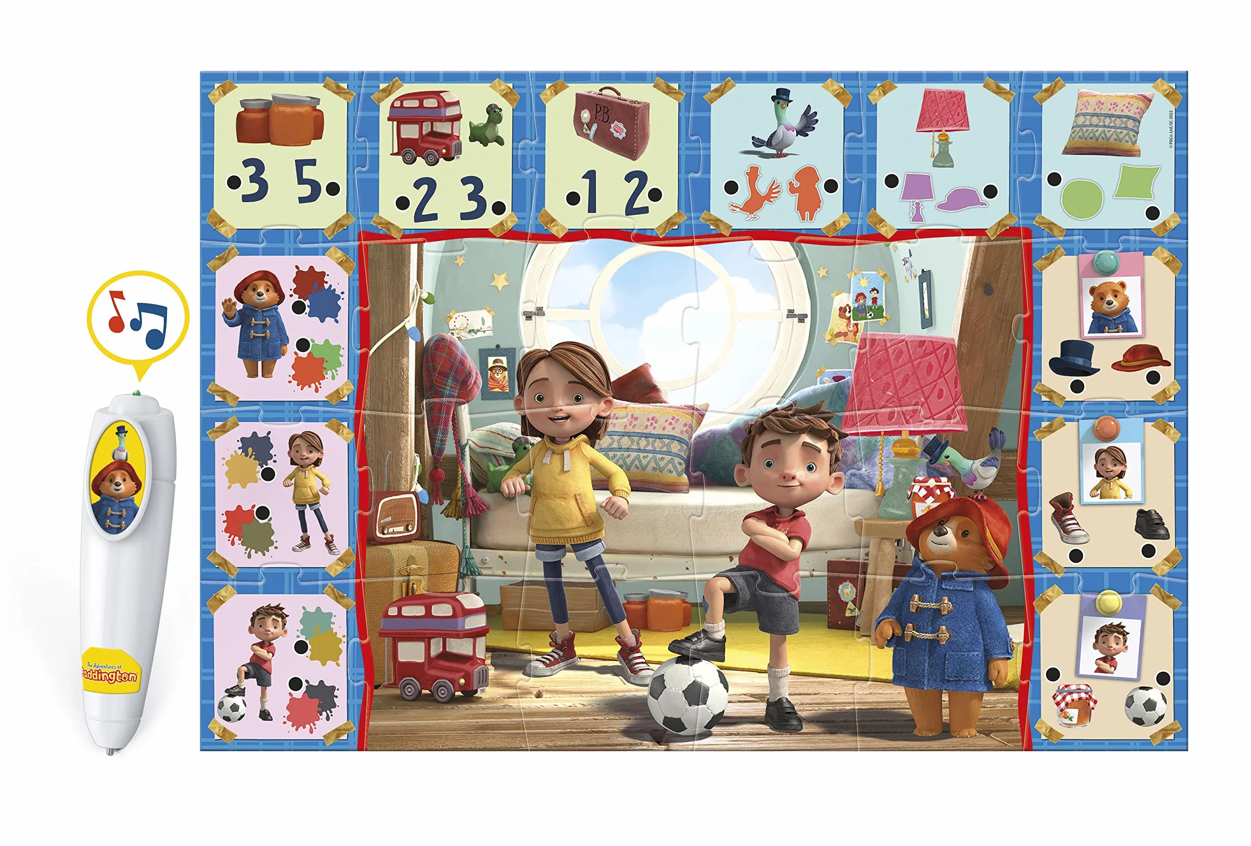 Clementoni - Paddington Puzzle de Suelo Gigante, 16390