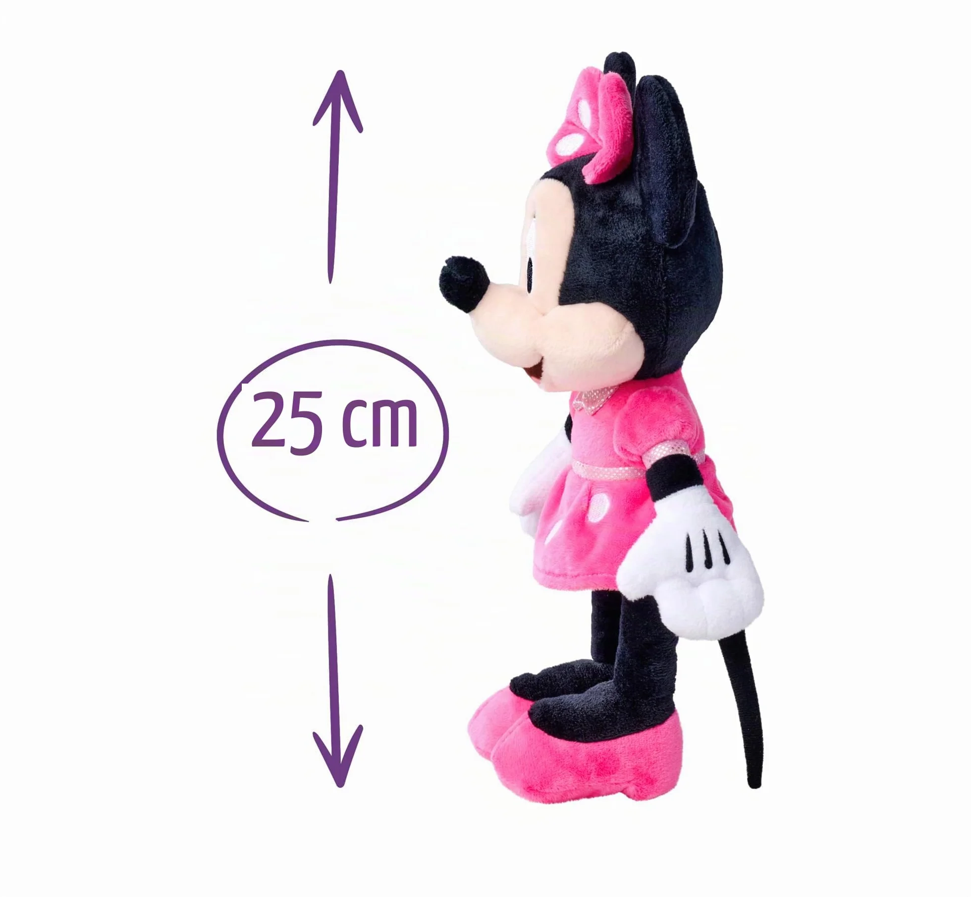 Simba Toys Disney Minnie Mouse Peluche 25 cm Original Suave