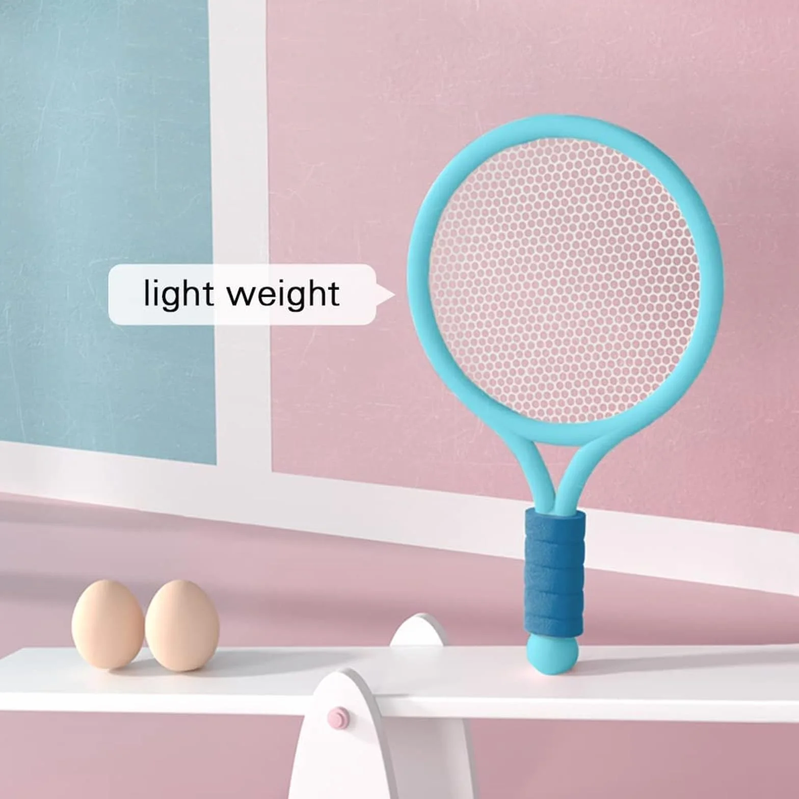 Juego de Raquetas de Tenis y Bádminton para Niños, Ligero, Raqueta de Juguete, Deportes Educativos