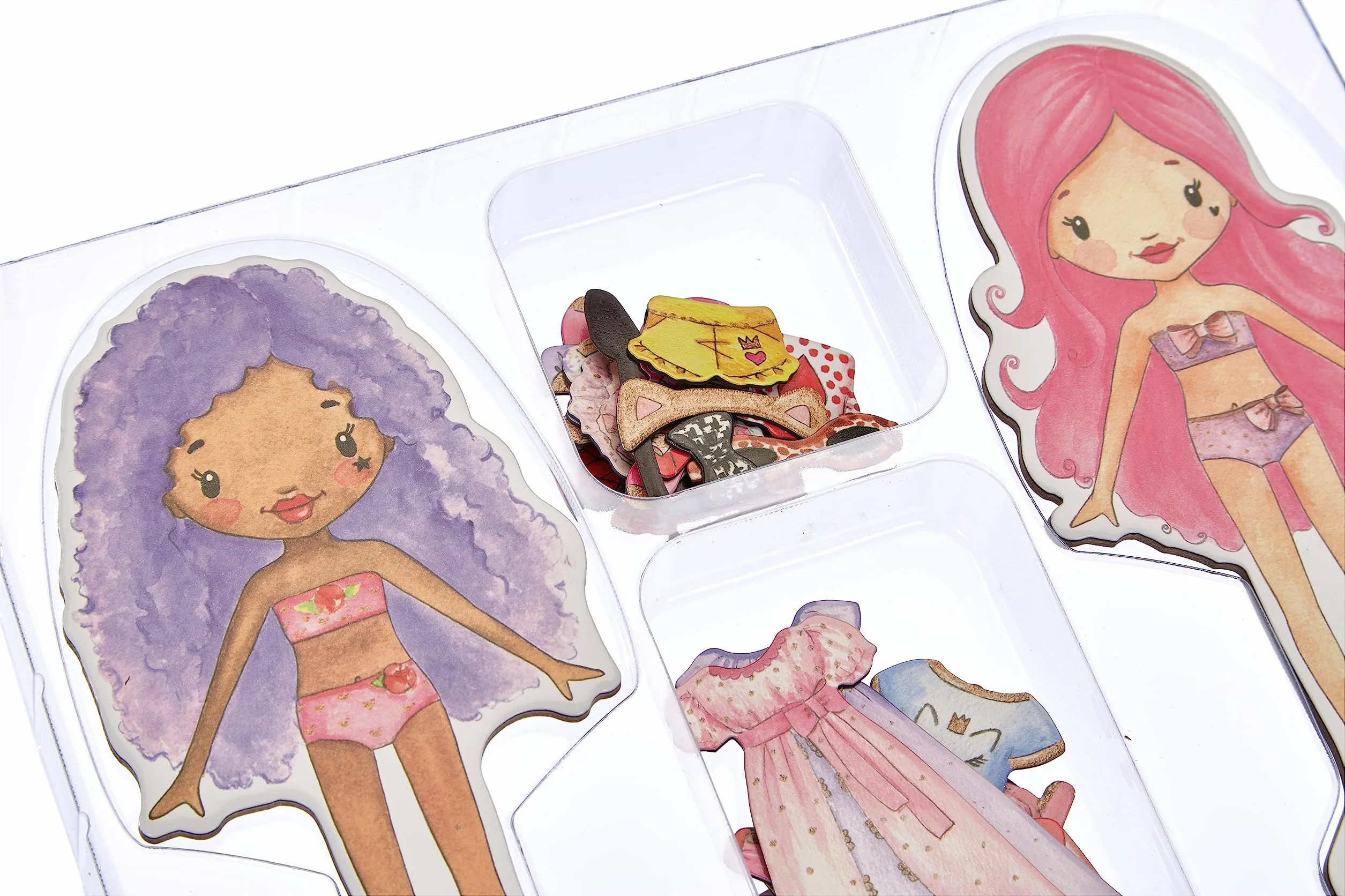 Depesche 8839 Princess Mimi - Muñecas magnéticas de Vestir, Juego de Dos muñecas y 35 Piezas para Vestir, a Partir de 3 años