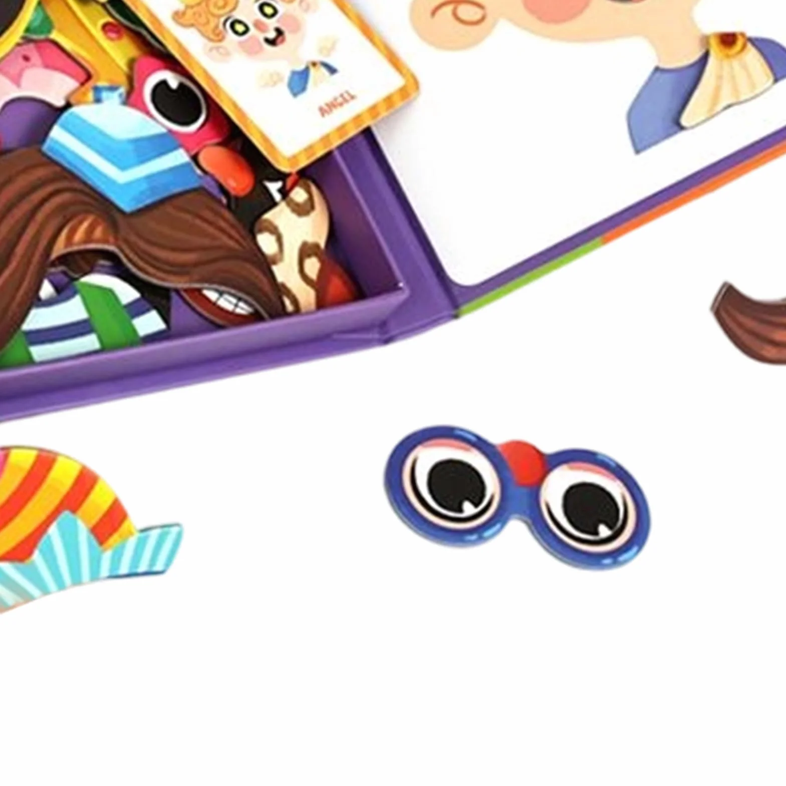 Genérico Puzle de Vestir,Tablero Magnético Educativo para DIY,Juegos de Vestir DIY y Hechos a Mano | para Niñas De 3 A 6 Años Juego De Imitación Preescolar Regalo