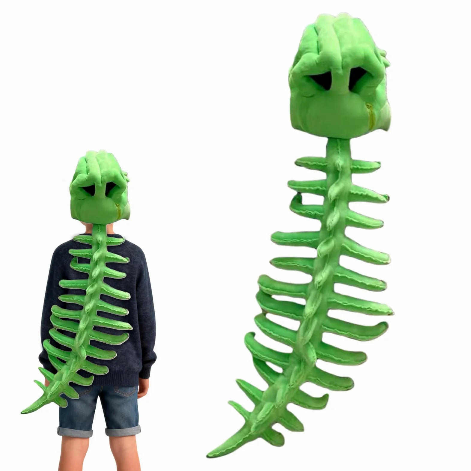 Disfraz de esqueleto de dinosaurio para niños | Disfraces con efectos de sonido - Disfraz de fiesta para Halloween - Eventos escénicos para adultos Eventos temáticos Festivales de cómics Casas